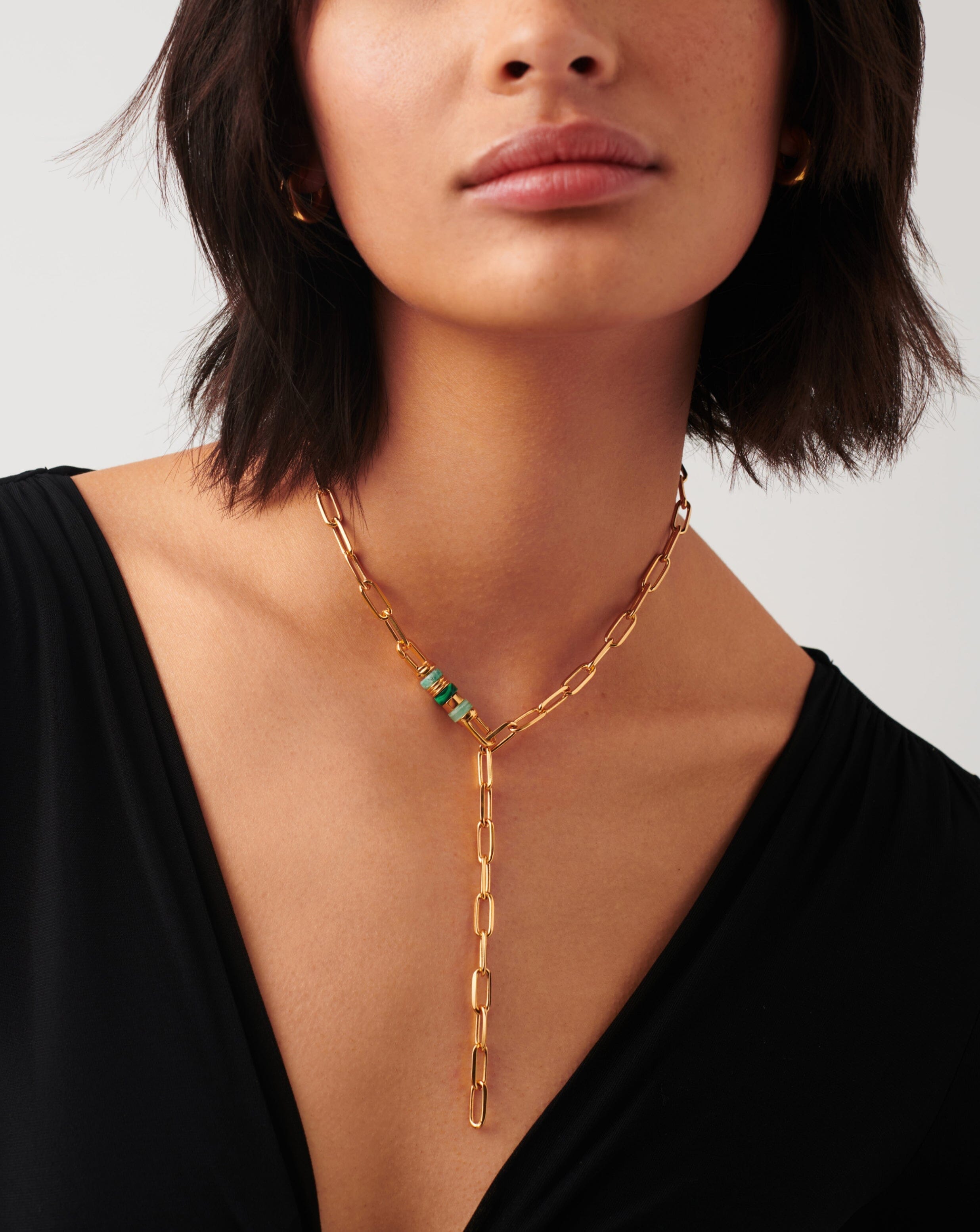 Abacus Beaded Spinning Charm Necklace | 18ct Recycled Gold Plating on Brass Necklaces Missoma 