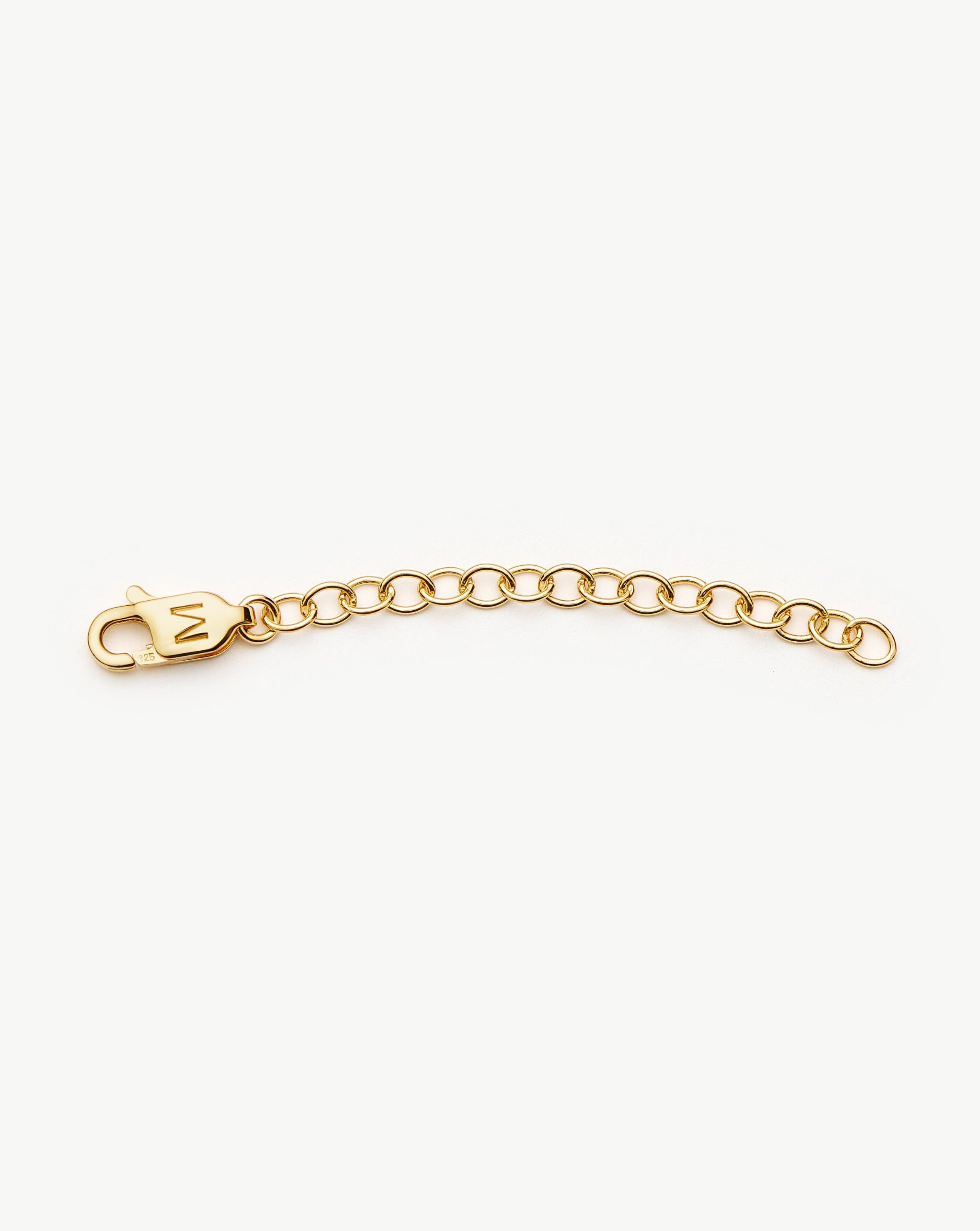 Adjustable Chain Necklace Extender | 18ct Recycled Gold Vermeil Extender Missoma 