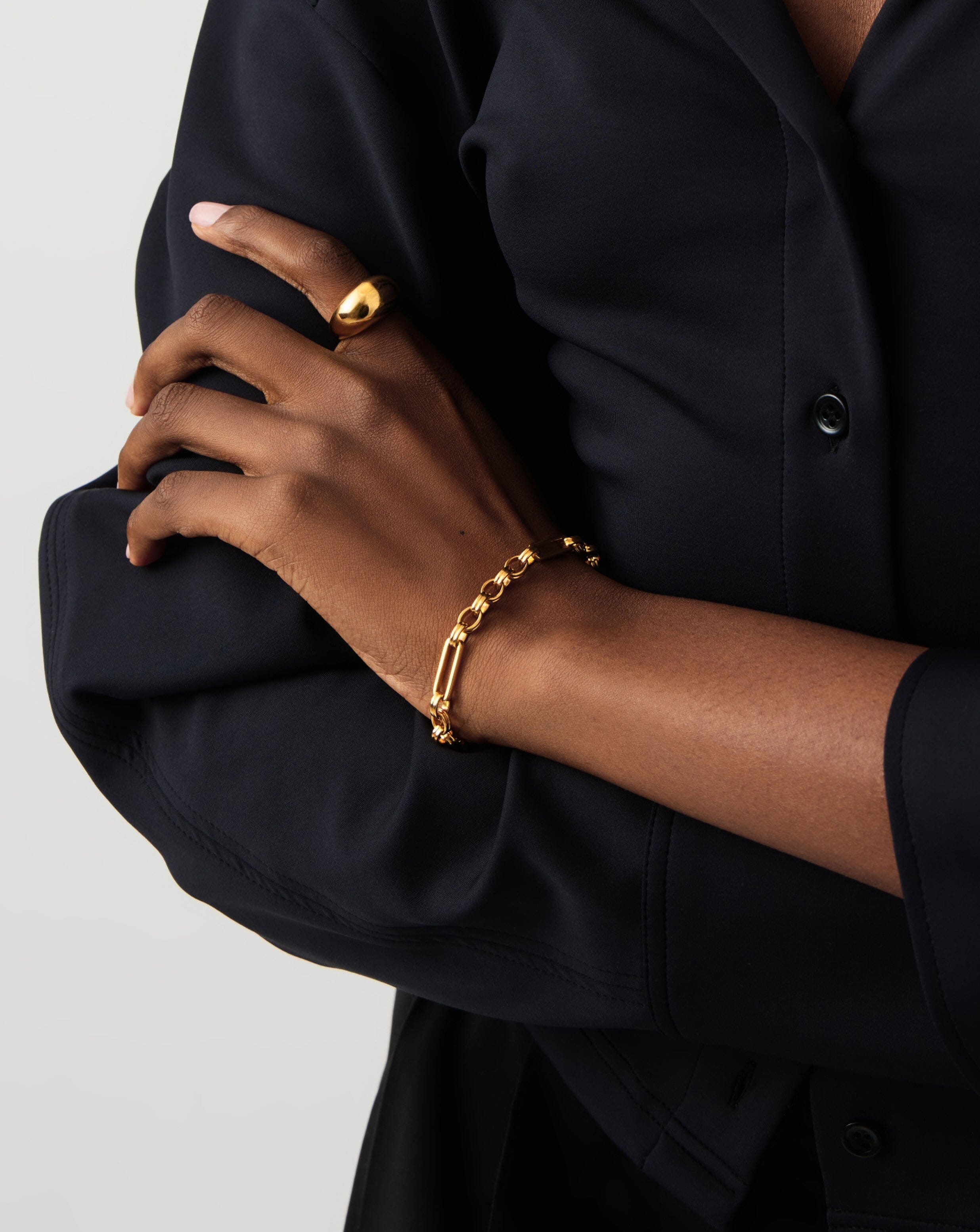 Axiom Chain Bracelet | 18ct Gold Plated Bracelets Missoma 