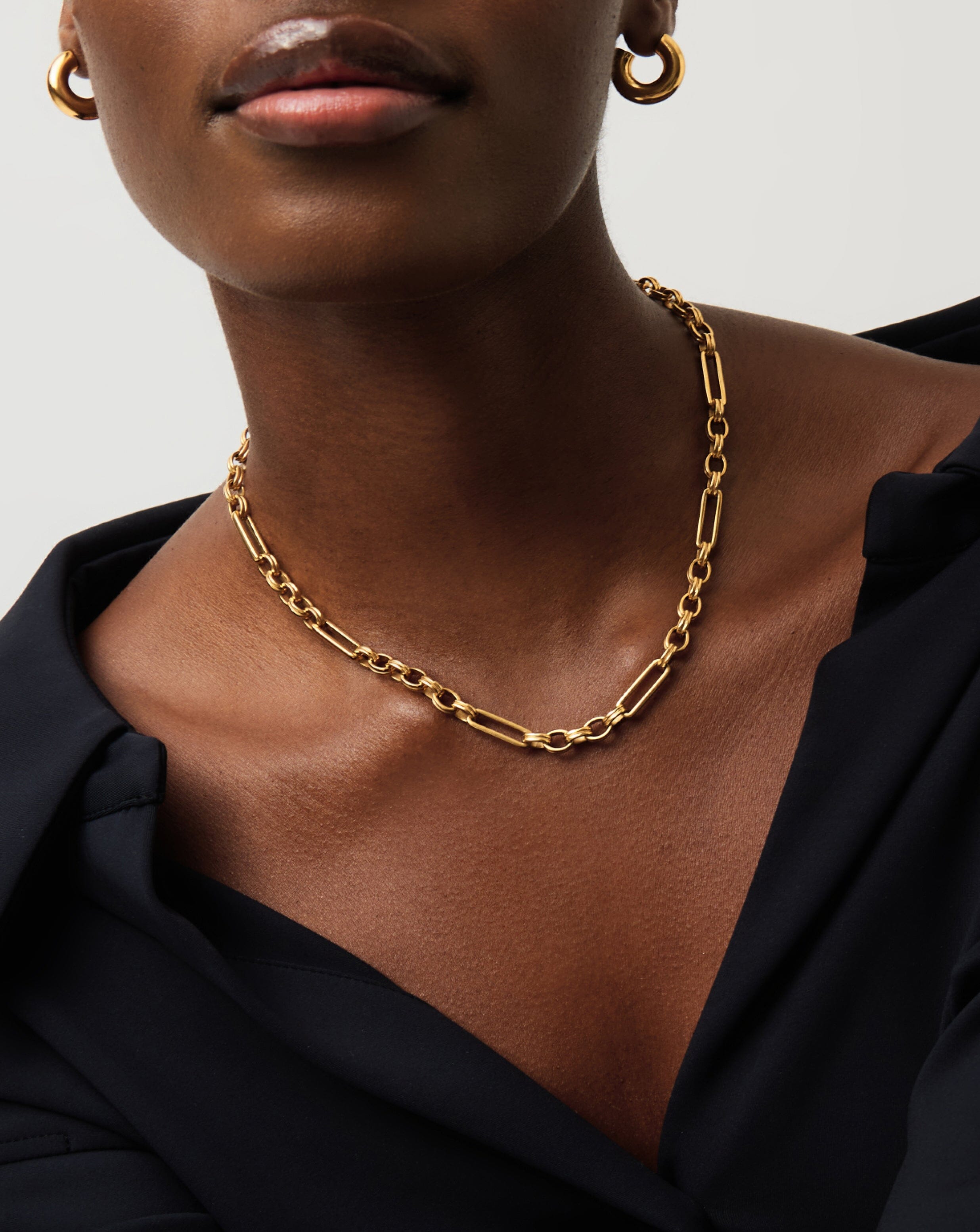 Axiom Chain Necklace | 18ct Gold Plated Necklaces Missoma 