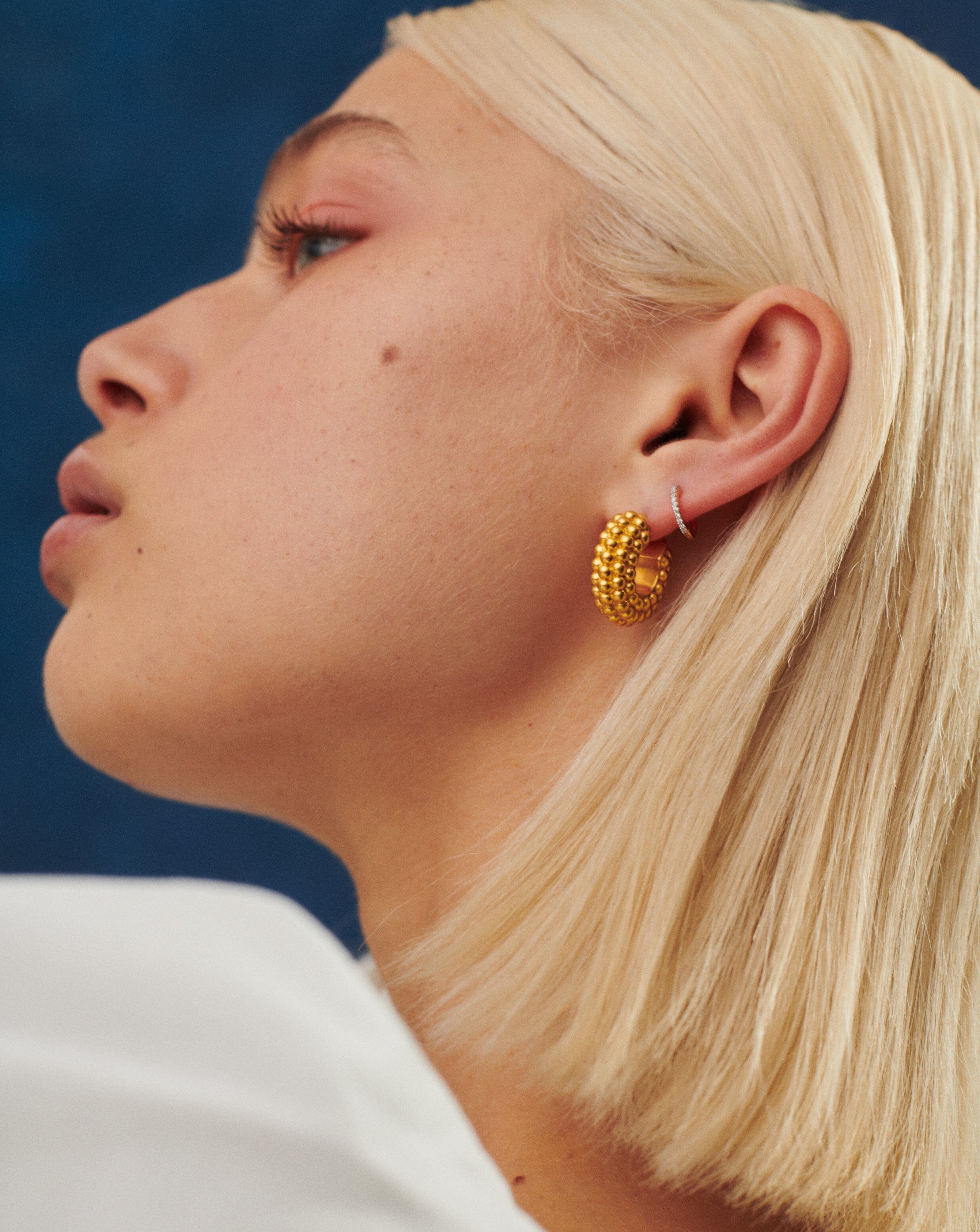 Baya Hoop Earrings | 18ct Gold Plated Earrings Missoma 
