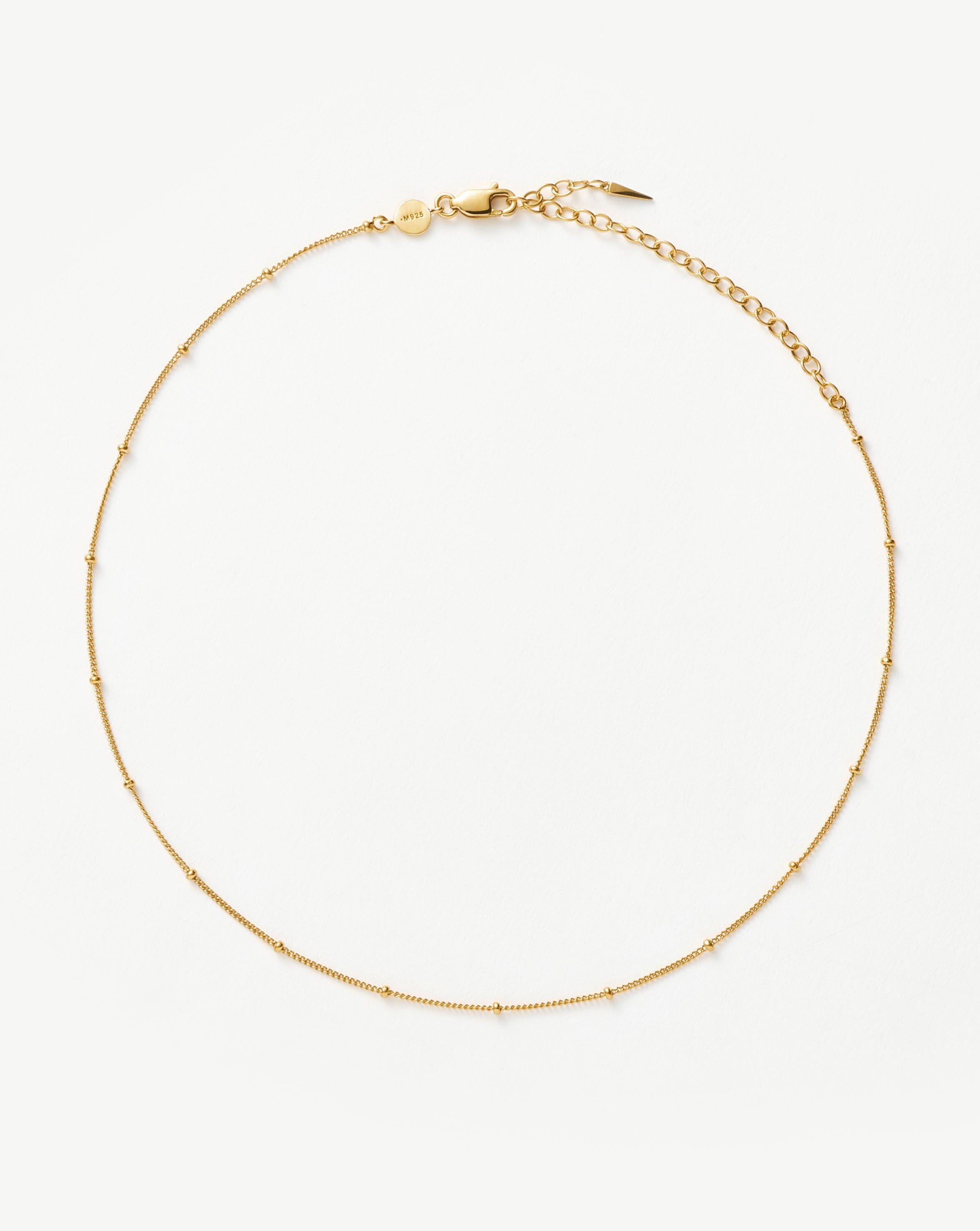 Bobble Chain Choker | 18ct Gold Plated Vermeil Necklaces Missoma 