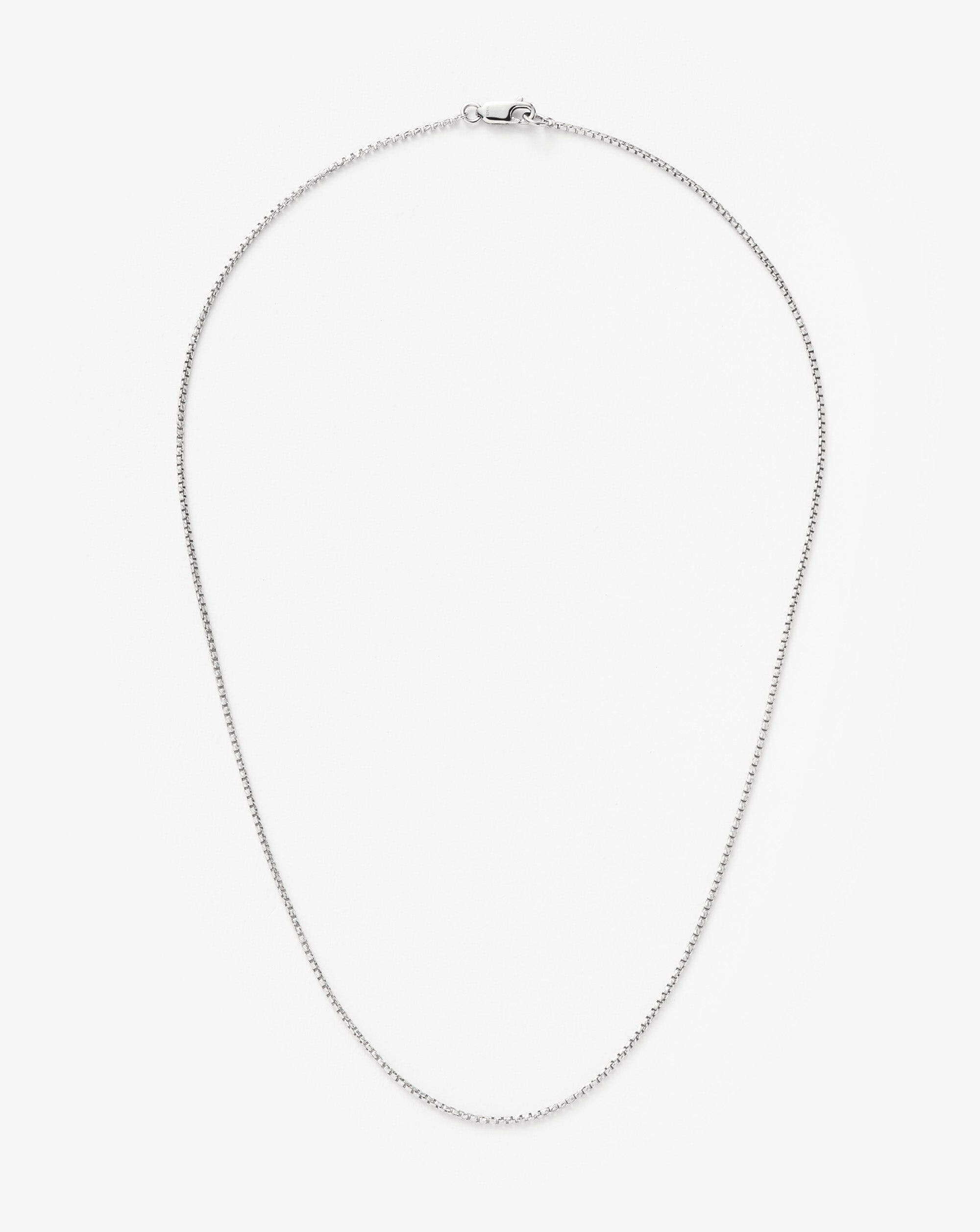 Box Link Chain Necklace | Sterling Silver Necklaces Missoma 