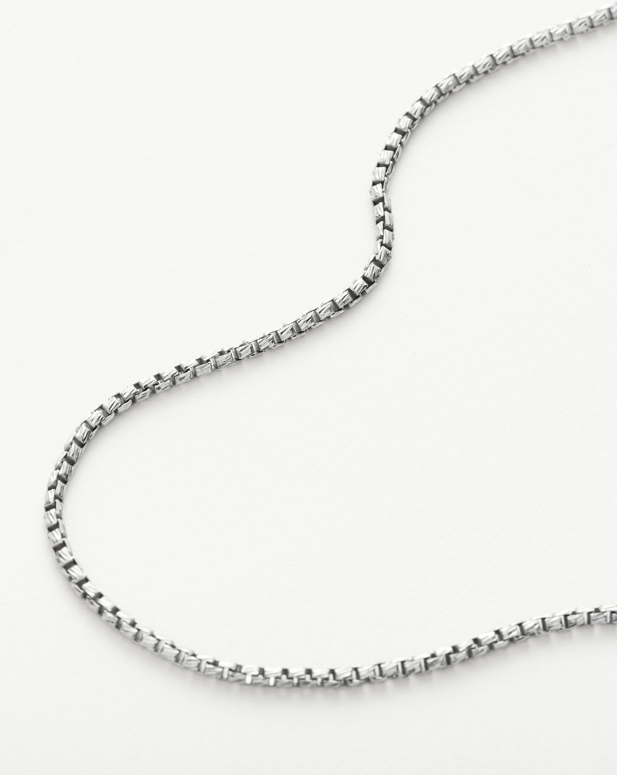 Box Link Chain Necklace | Sterling Silver Necklaces Missoma 