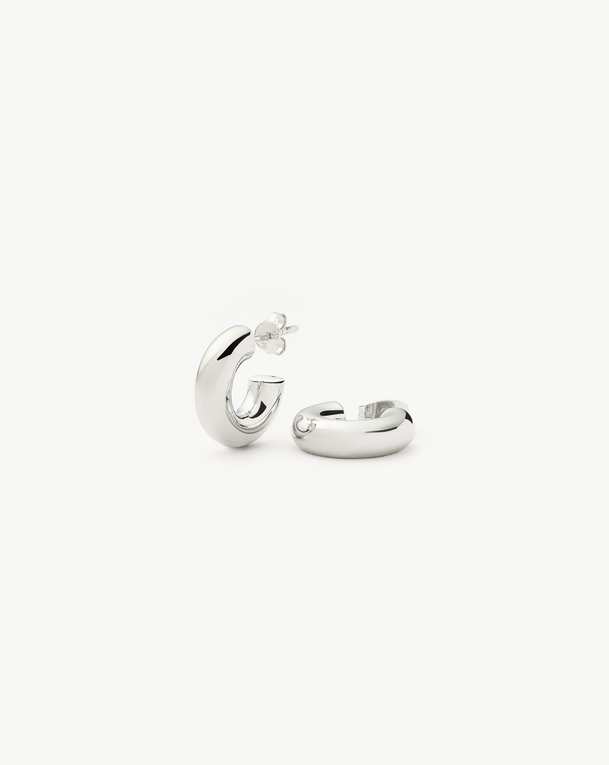 Chubby Mini Hoop Earrings | Sterling Silver Earrings Missoma 