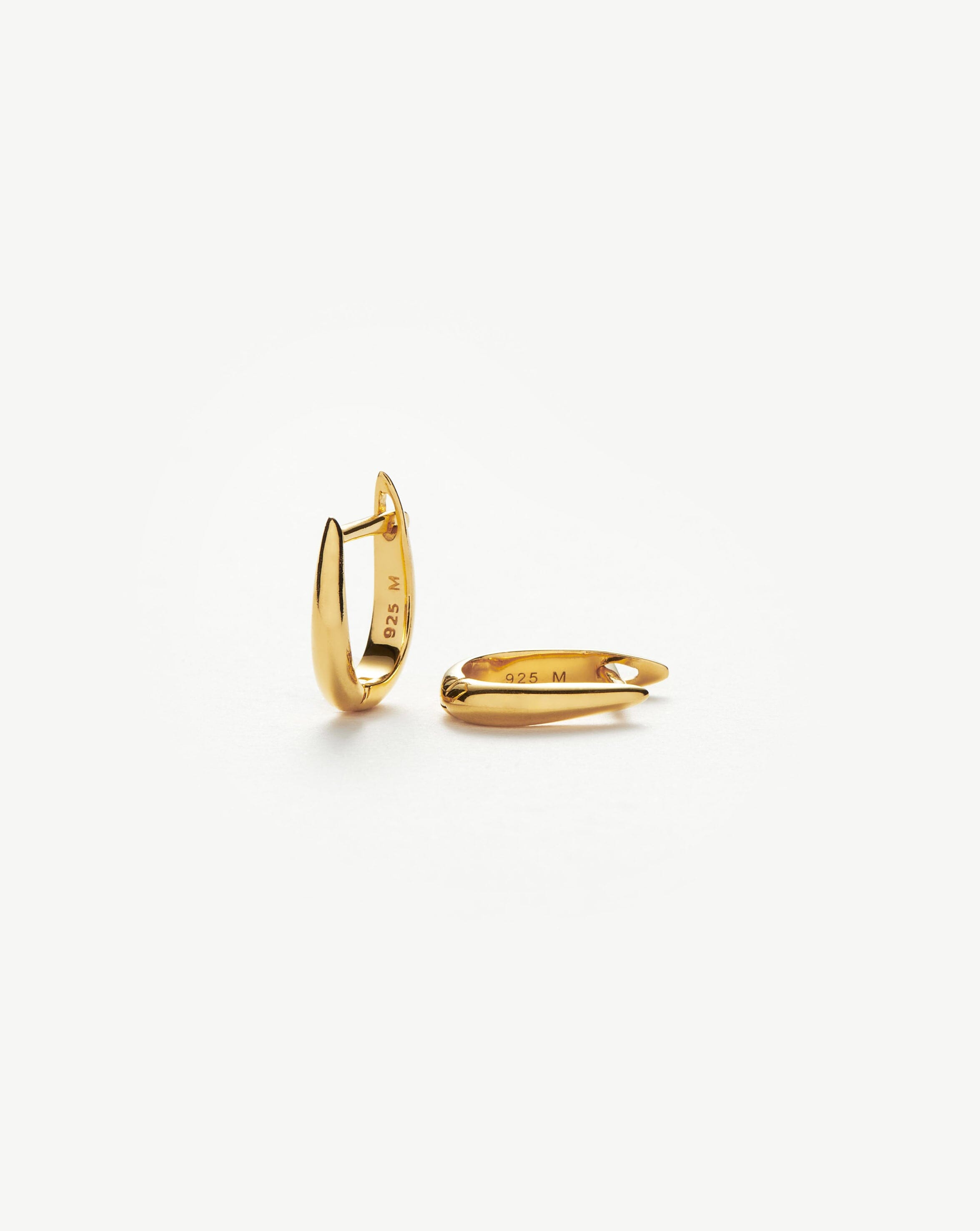 Claw Huggies | 18ct Gold Plated Vermeil Earrings Missoma 