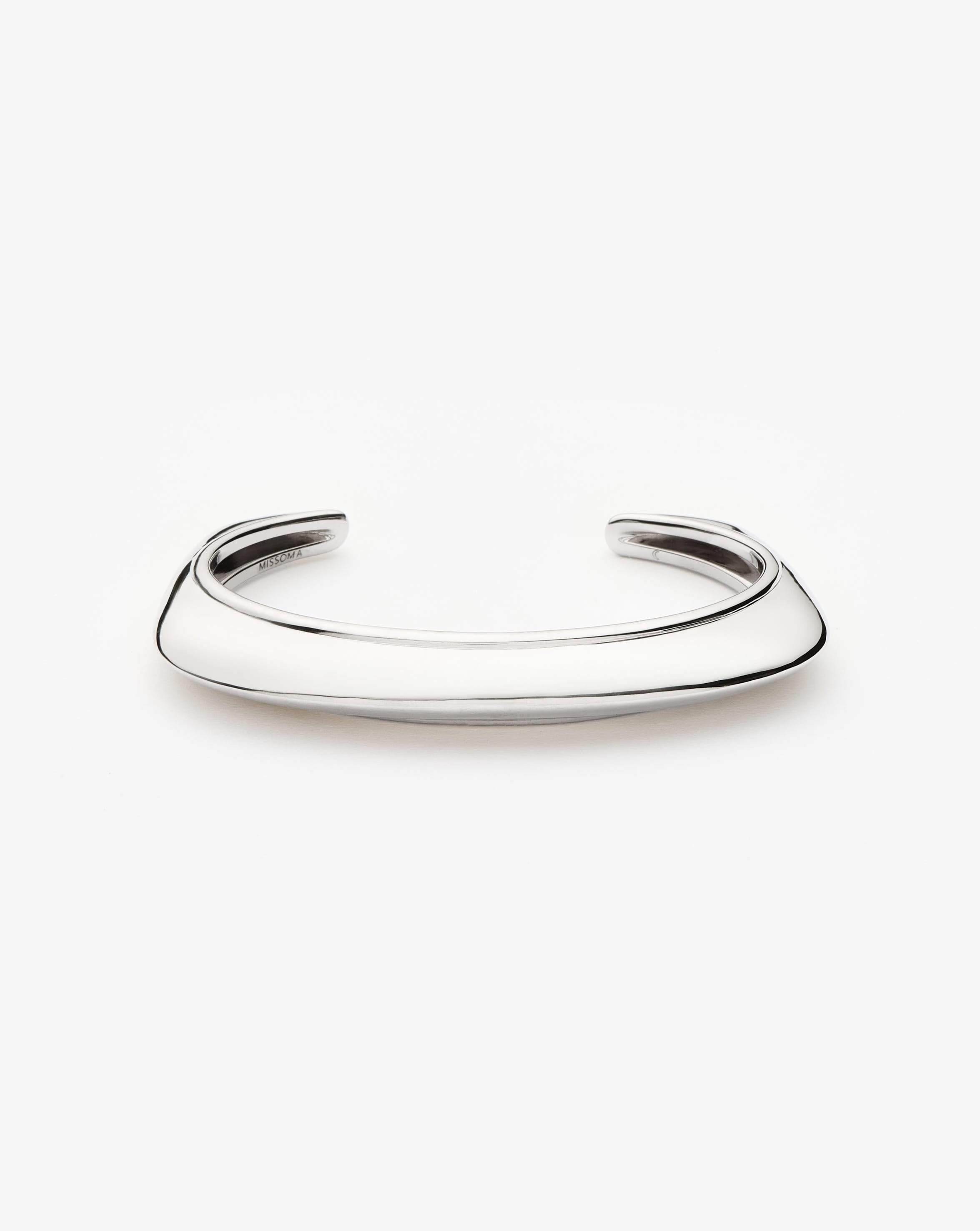 Hera Dome Statement Cuff Bracelet | Silver Plated Bracelets Missoma 