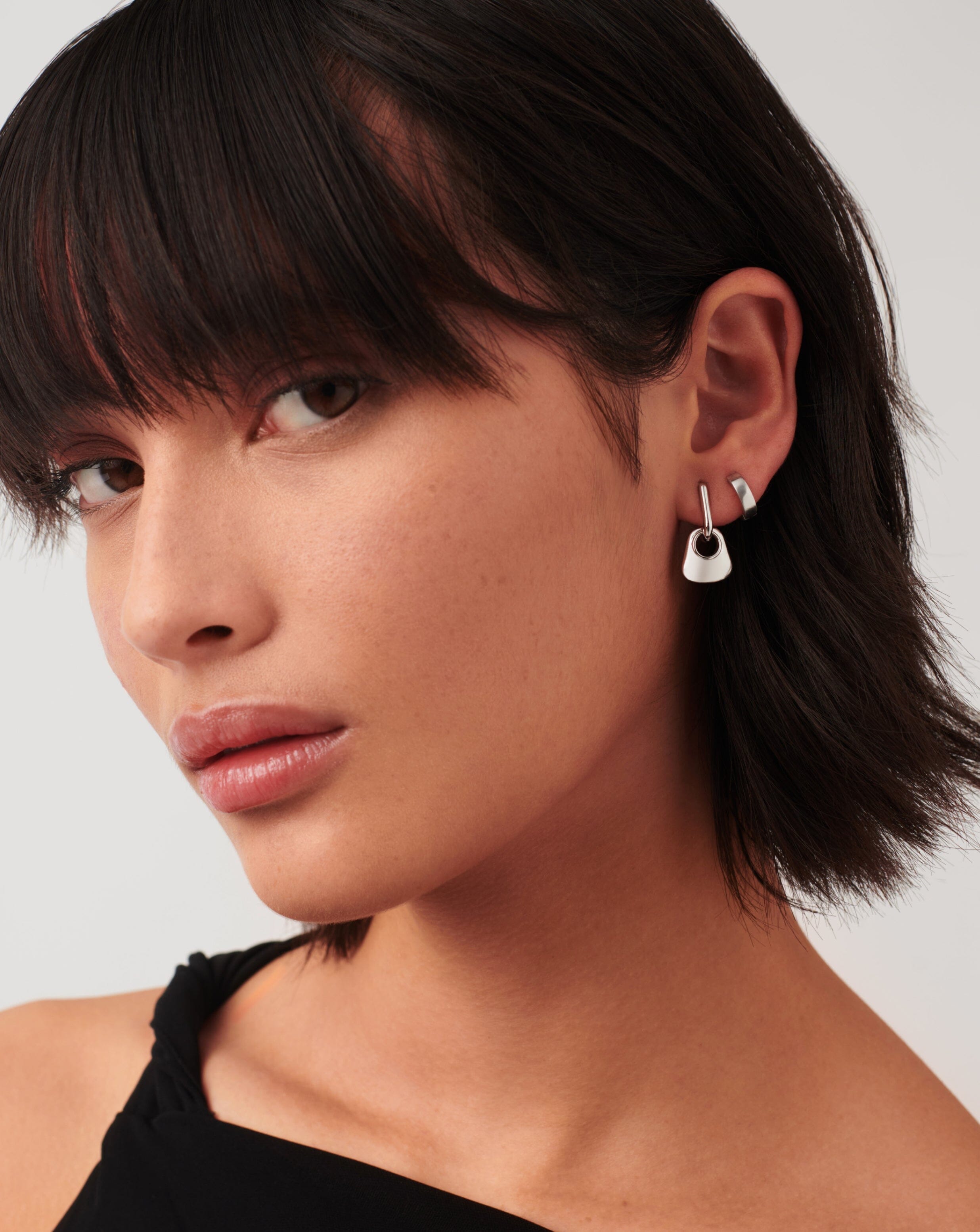 Hera Mini Charm Hoop Earrings Earrings Missoma 