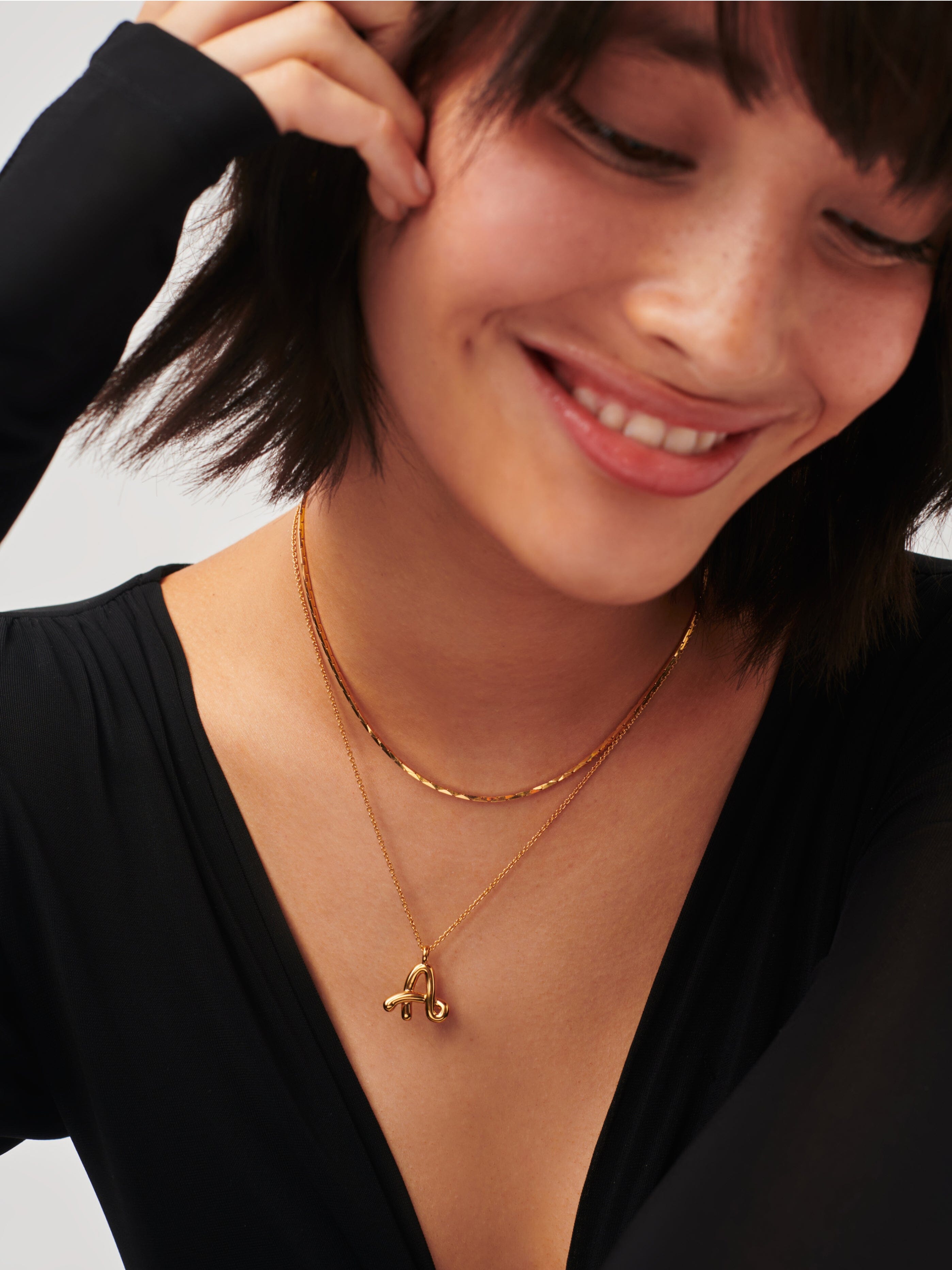 Lucy Williams Cobra Snake Chain Necklace | 18ct Gold Plated Necklaces Missoma 