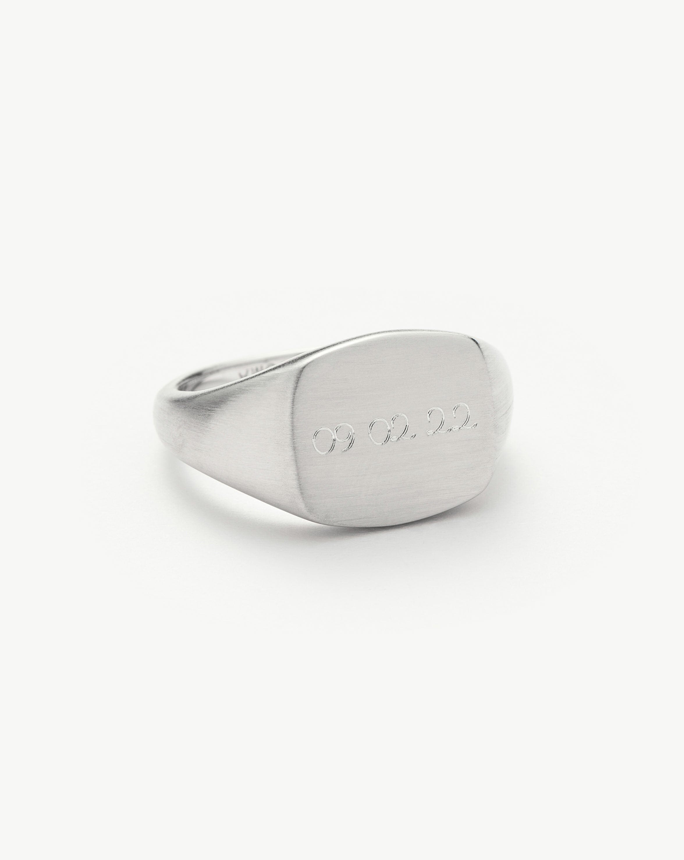 Mens Engravable Signet Ring | Sterling Silver Rings Missoma 