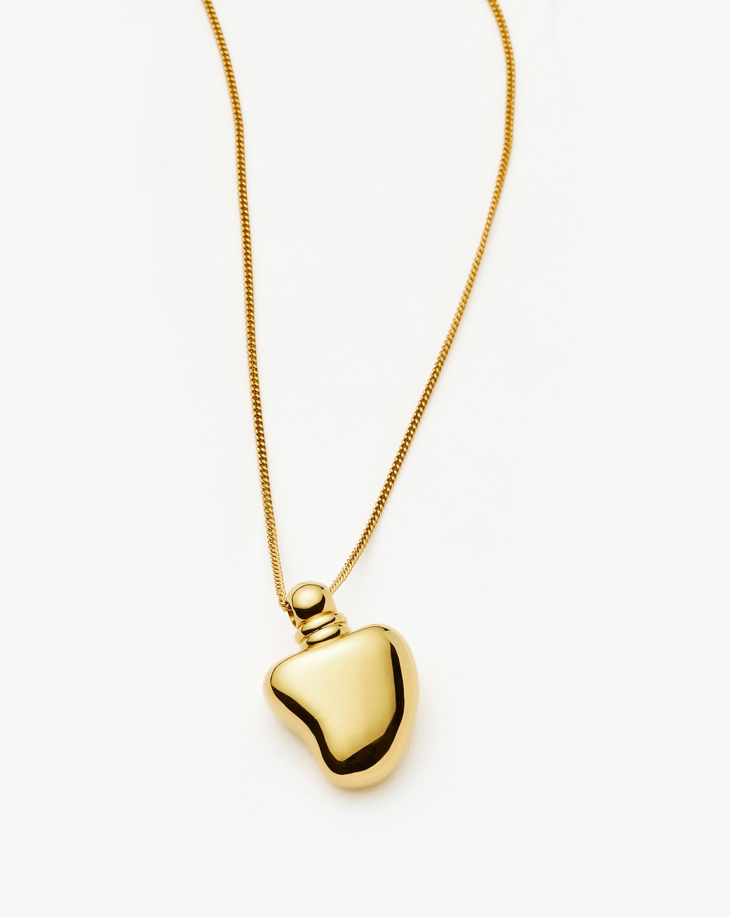 Message in a Bottle Heart Pendant Necklace | 18ct Gold Plated Necklaces Missoma 