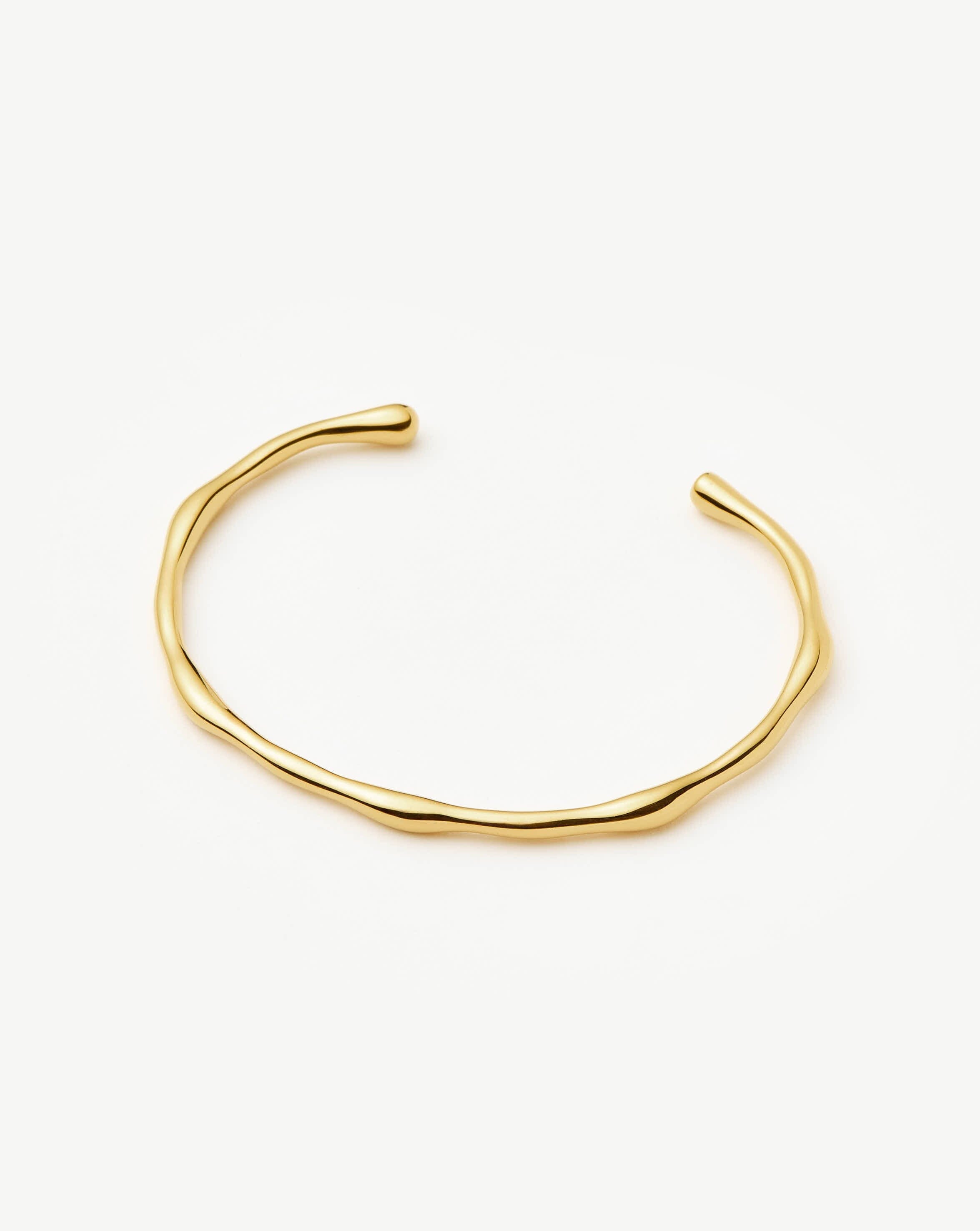 Molten Cuff Bracelet | 18ct Gold Plated Bracelets Missoma 