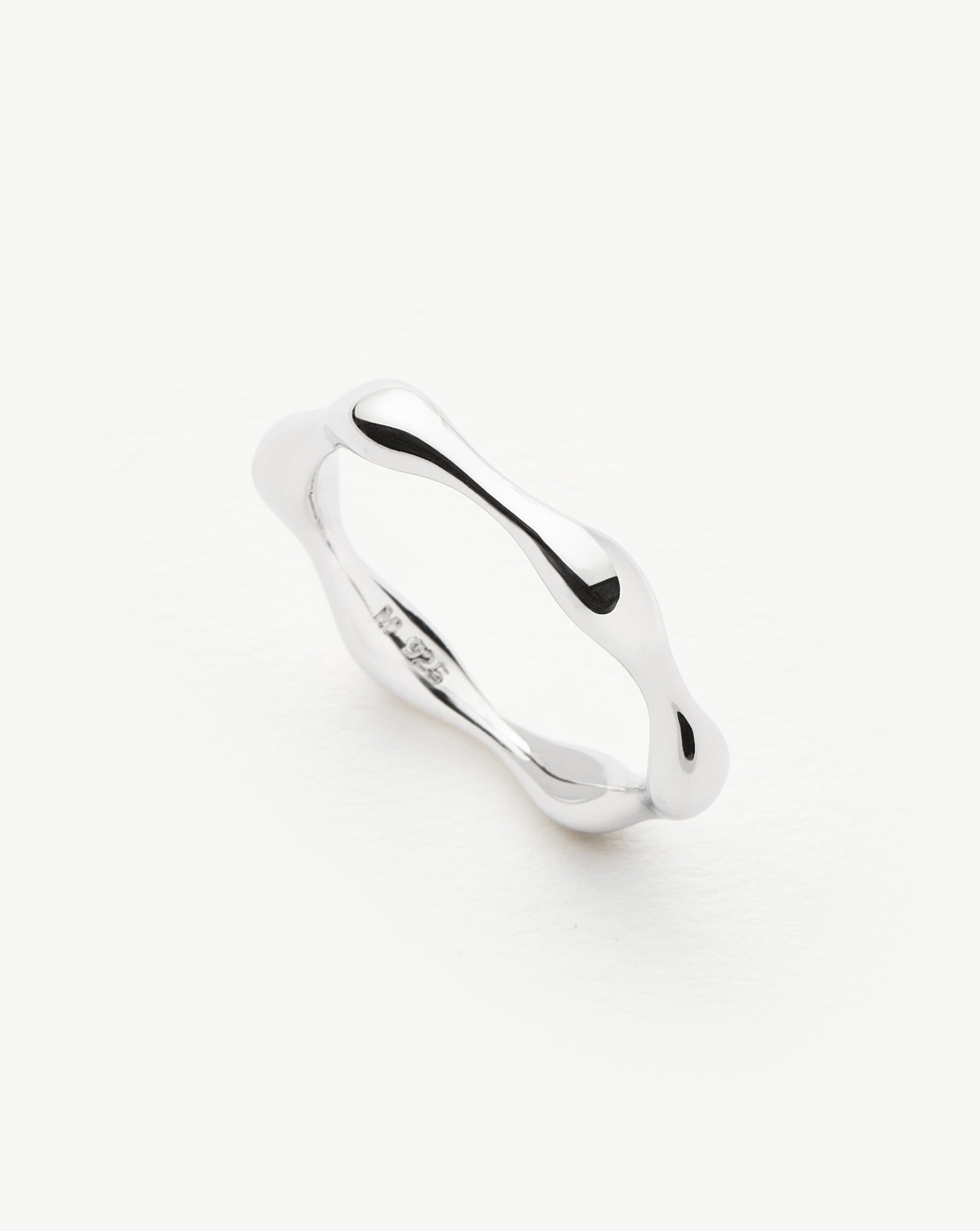 Molten Stacking Ring | Sterling Silver Rings Missoma 