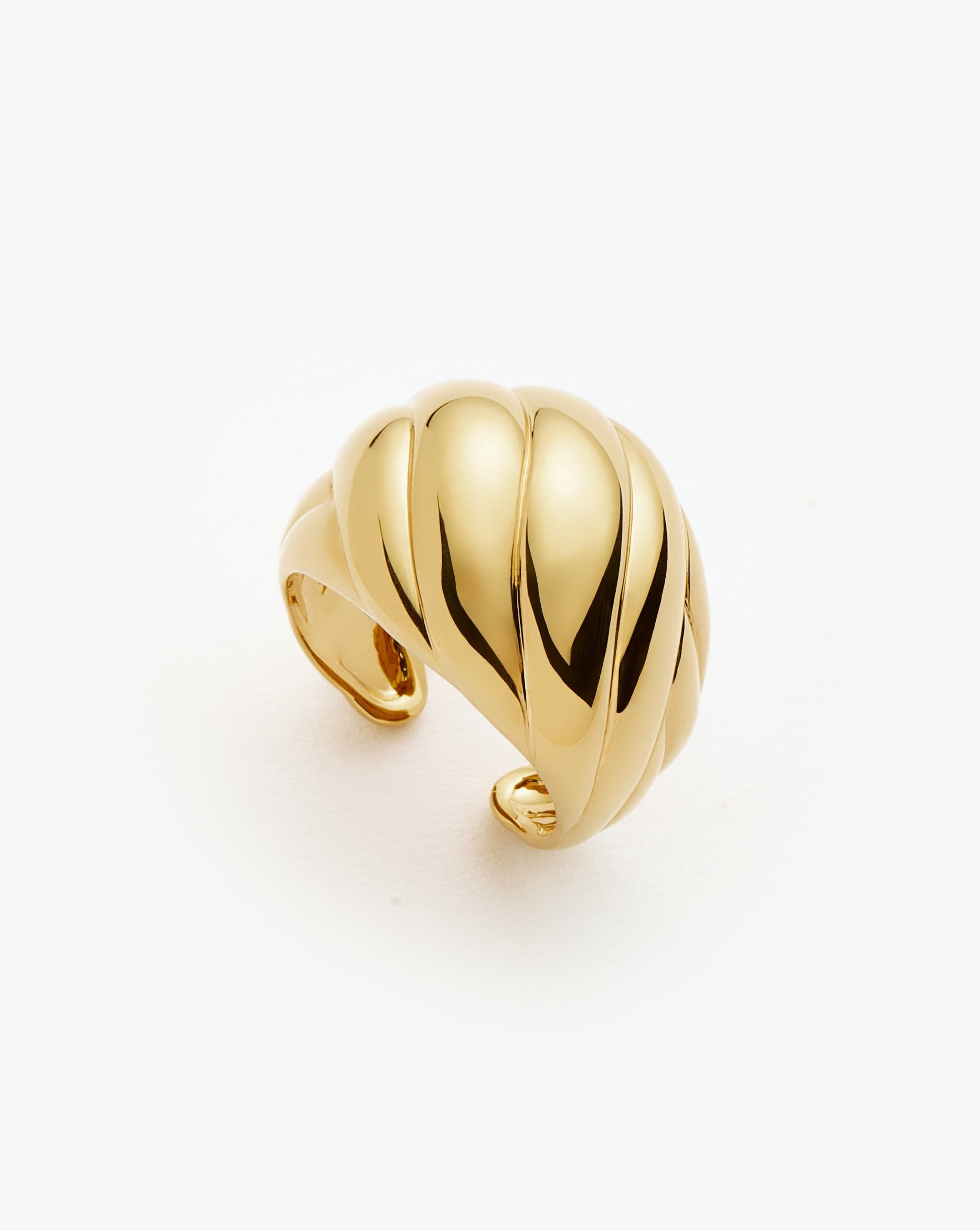 Rouje Marisa Chunky Dome Ring | 18ct Gold Plated Missoma 