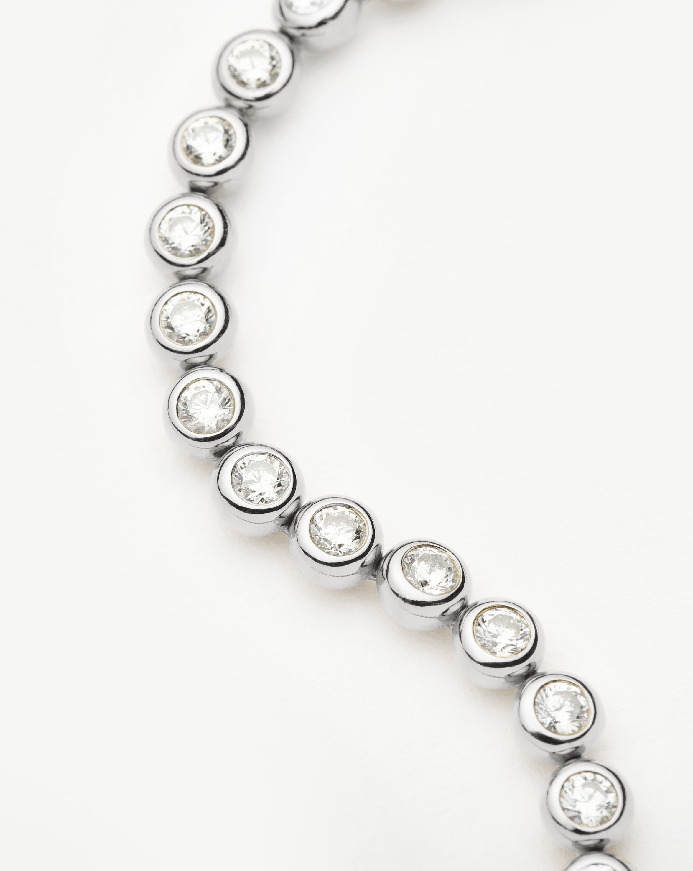 Tennis Round Bracelet | Sterling Silver Cubic Zirconia Bracelets Missoma 