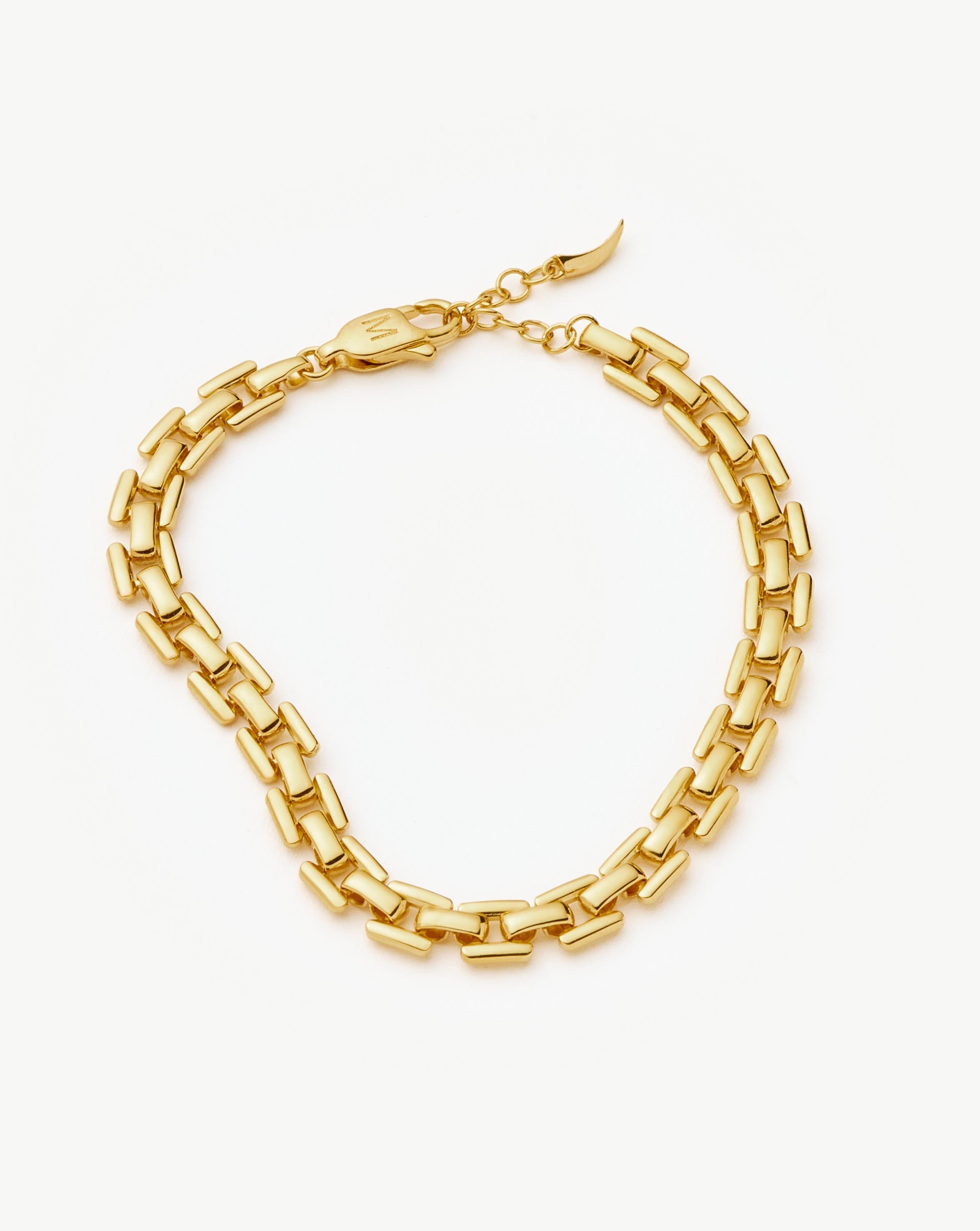 Timepiece Link Chain Bracelet | 18ct Gold Plated Bracelets Missoma 