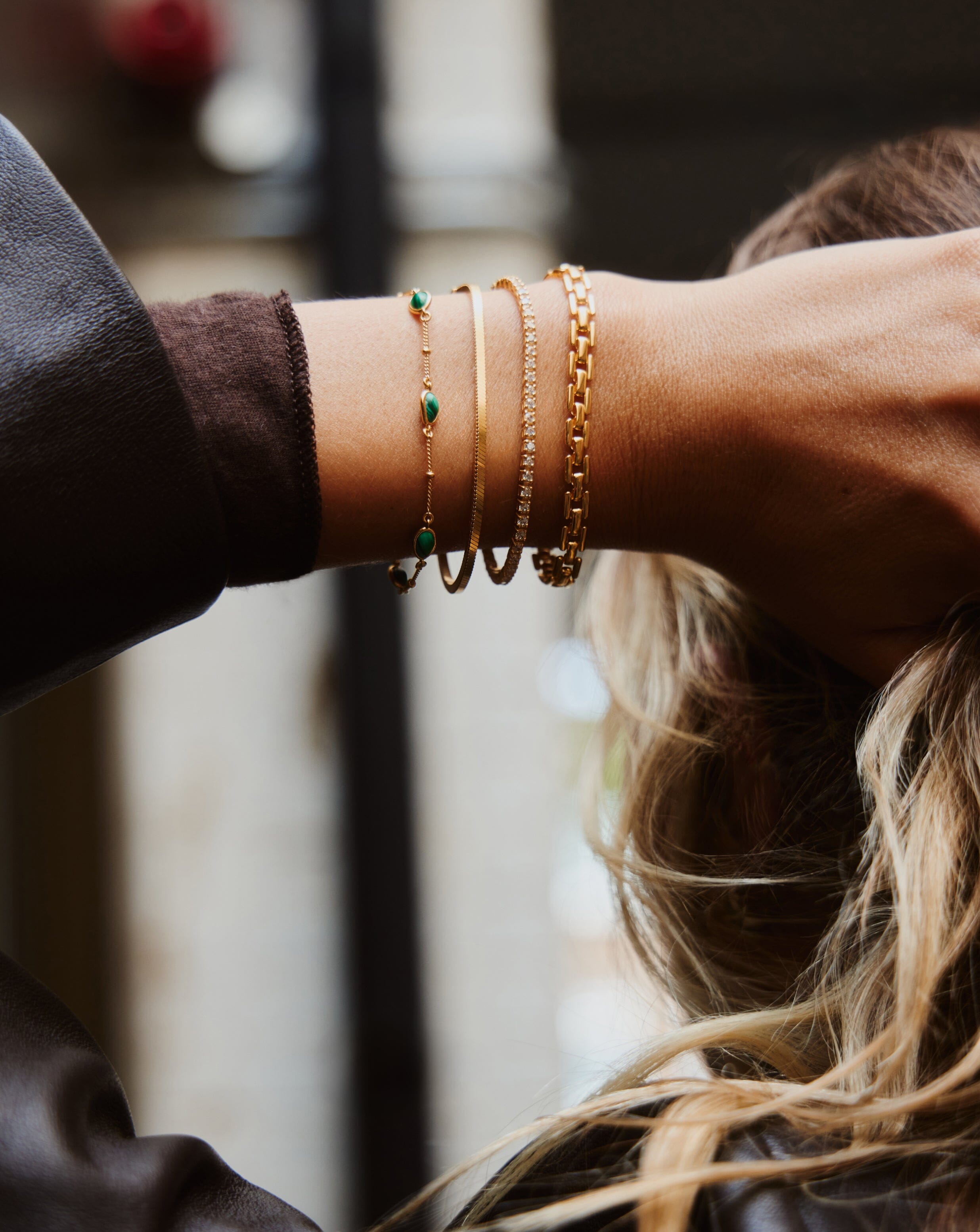 Timepiece Link Chain Bracelet | 18ct Gold Plated Bracelets Missoma 