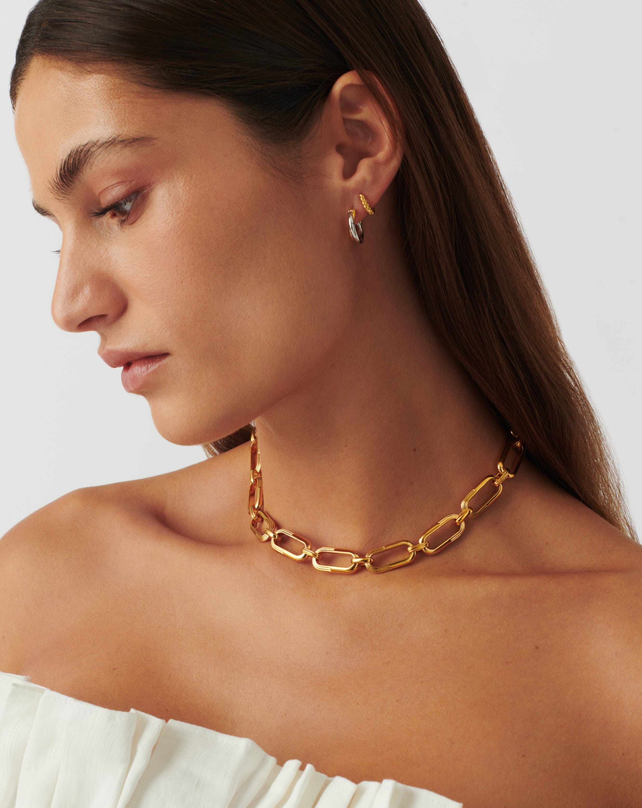 Zenyu Link Chunky Chain Necklace | 18ct Gold Plated Necklaces Missoma 