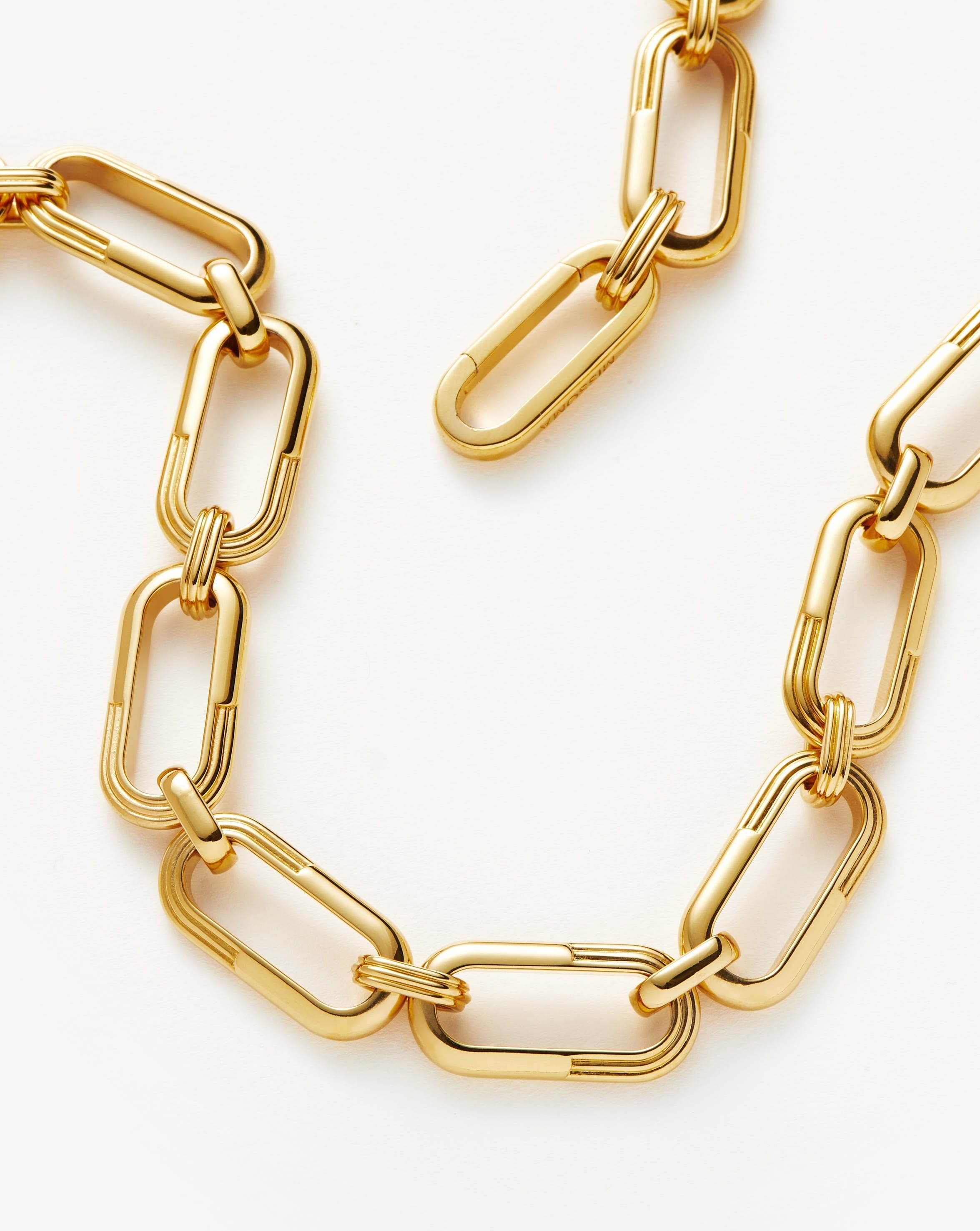 Zenyu Link Chunky Chain Necklace | 18ct Gold Plated Necklaces Missoma 
