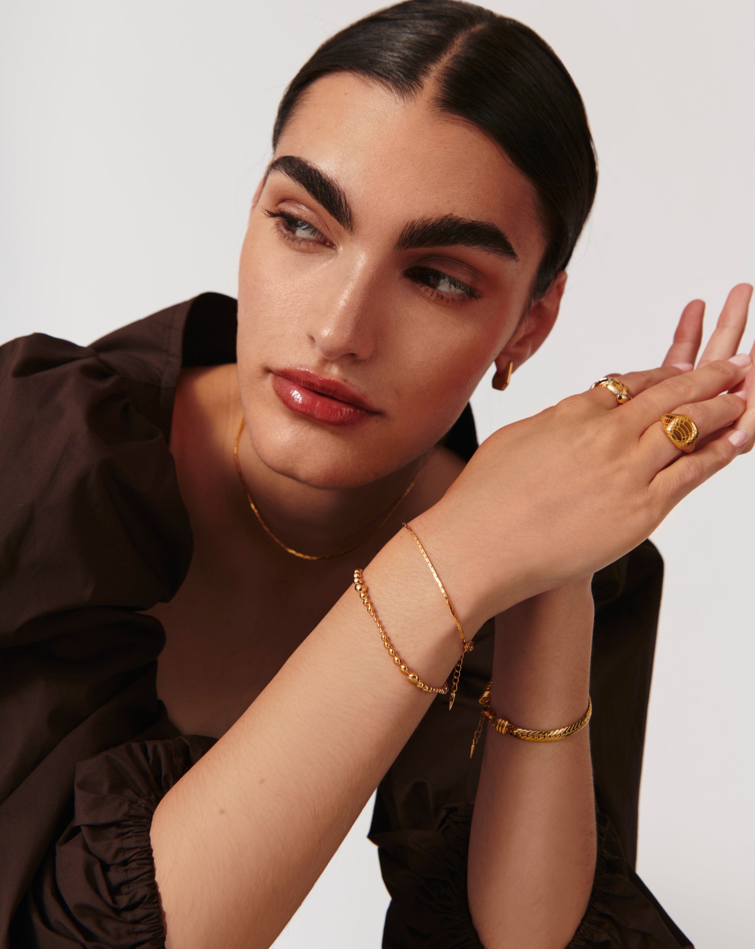 Articulated Beaded Bracelet | 18ct Gold Plated Vermeil Bracelets Missoma 