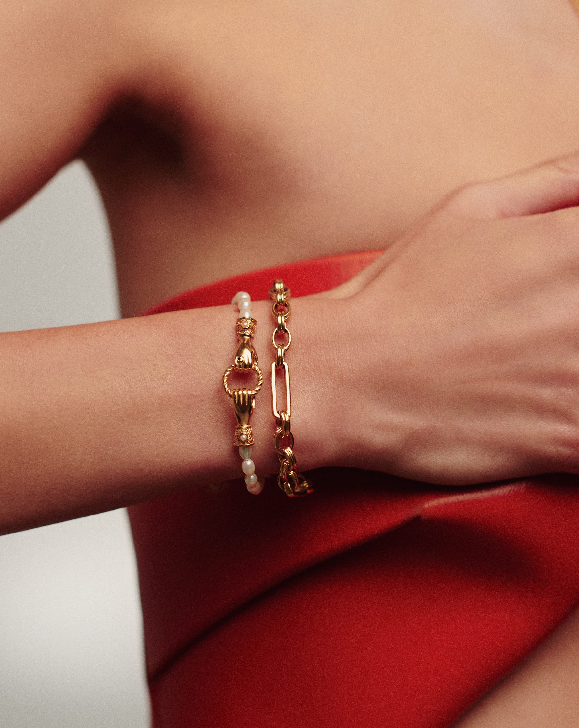 Axiom Chain Bracelet | 18ct Gold Plated Bracelets Missoma 