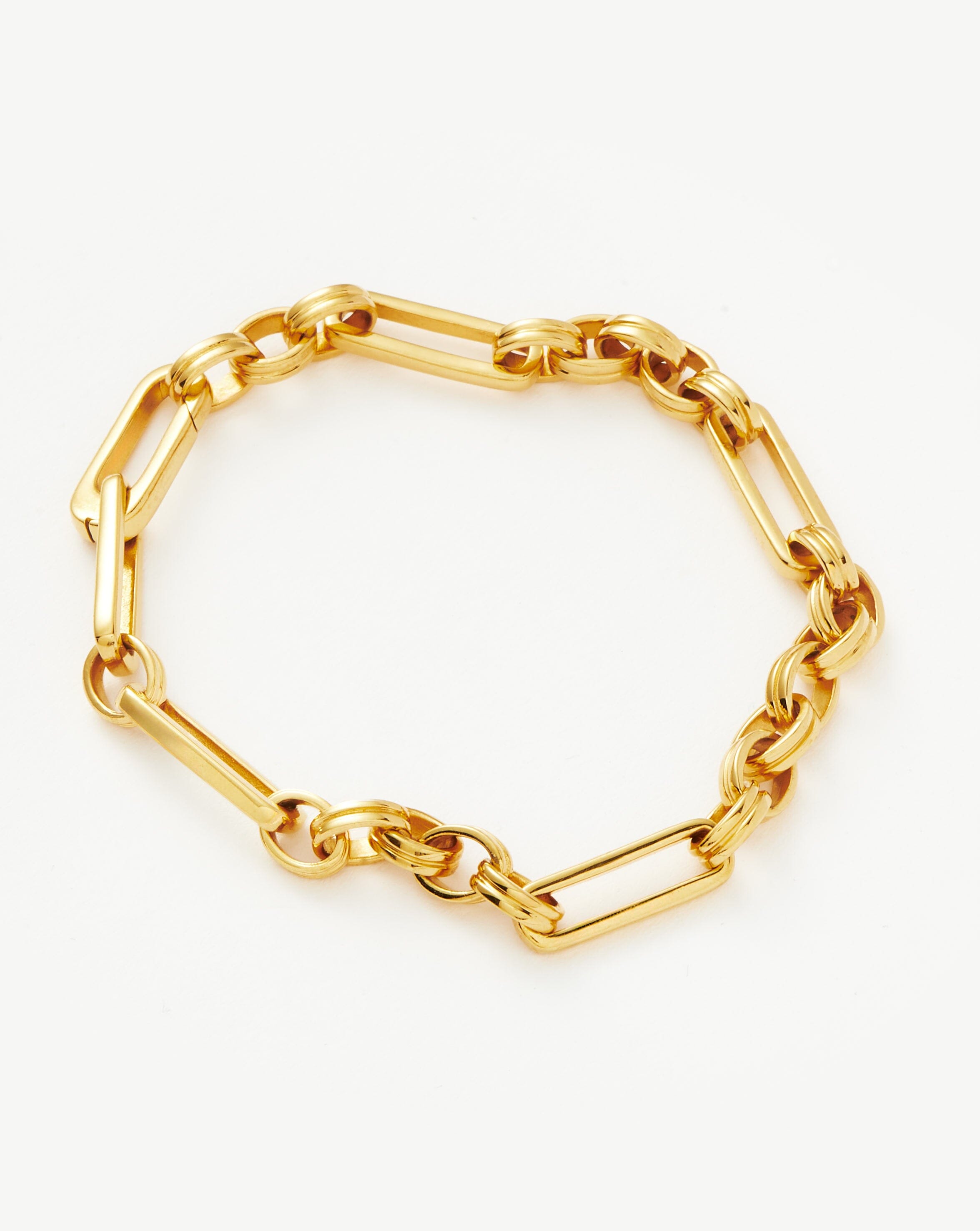 Axiom Chain Bracelet | 18ct Gold Plated Bracelets Missoma 