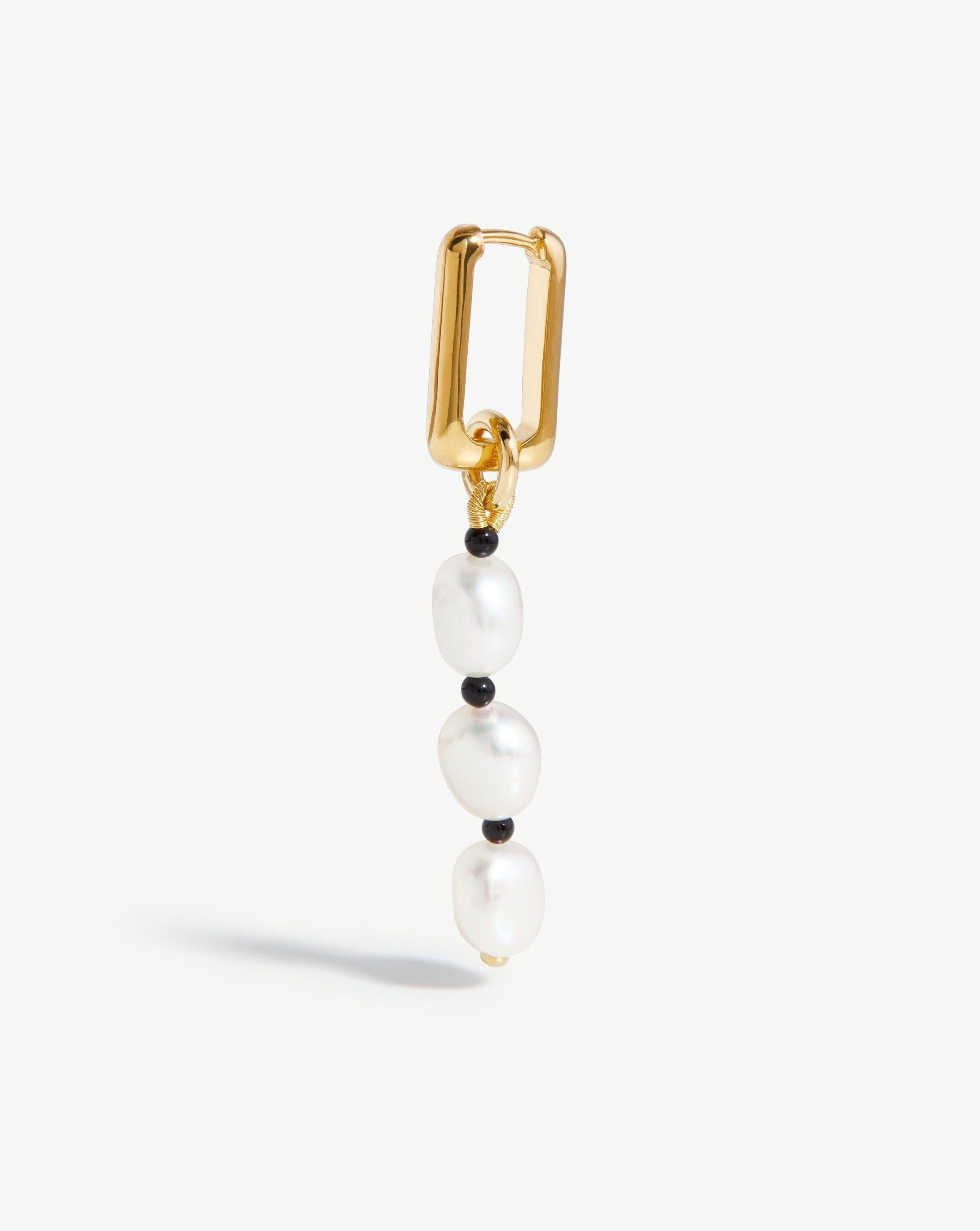 Baroque Pearl Single Drop Earring Earrings Missoma 