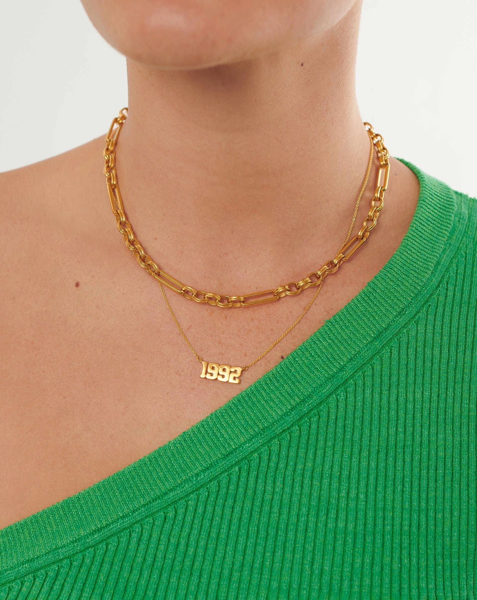 Birth Year Necklace - Year 1992 | 18ct Gold Plated Vermeil Necklaces Missoma 