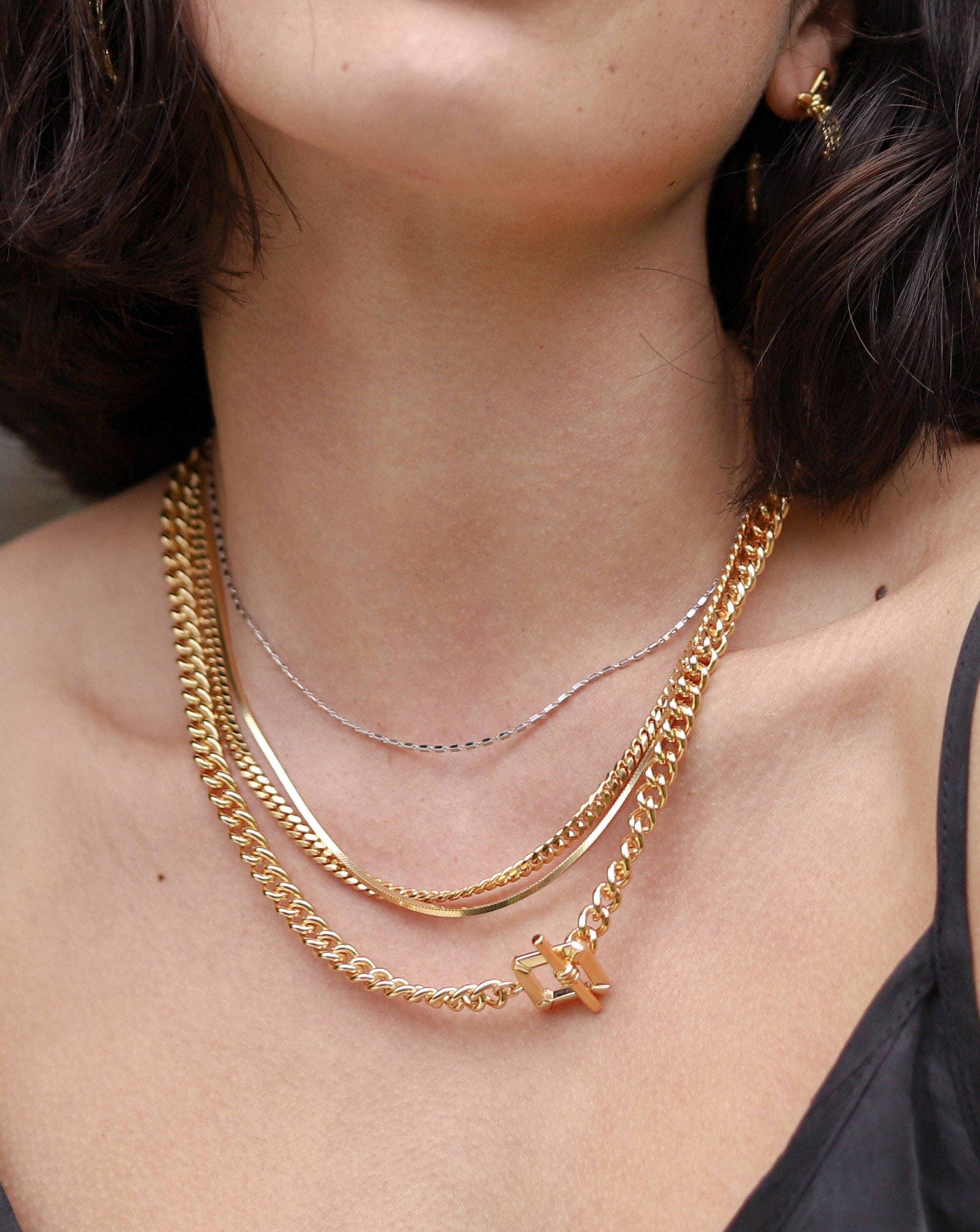 Box Link Chain Choker | Sterling Silver Necklaces Missoma 