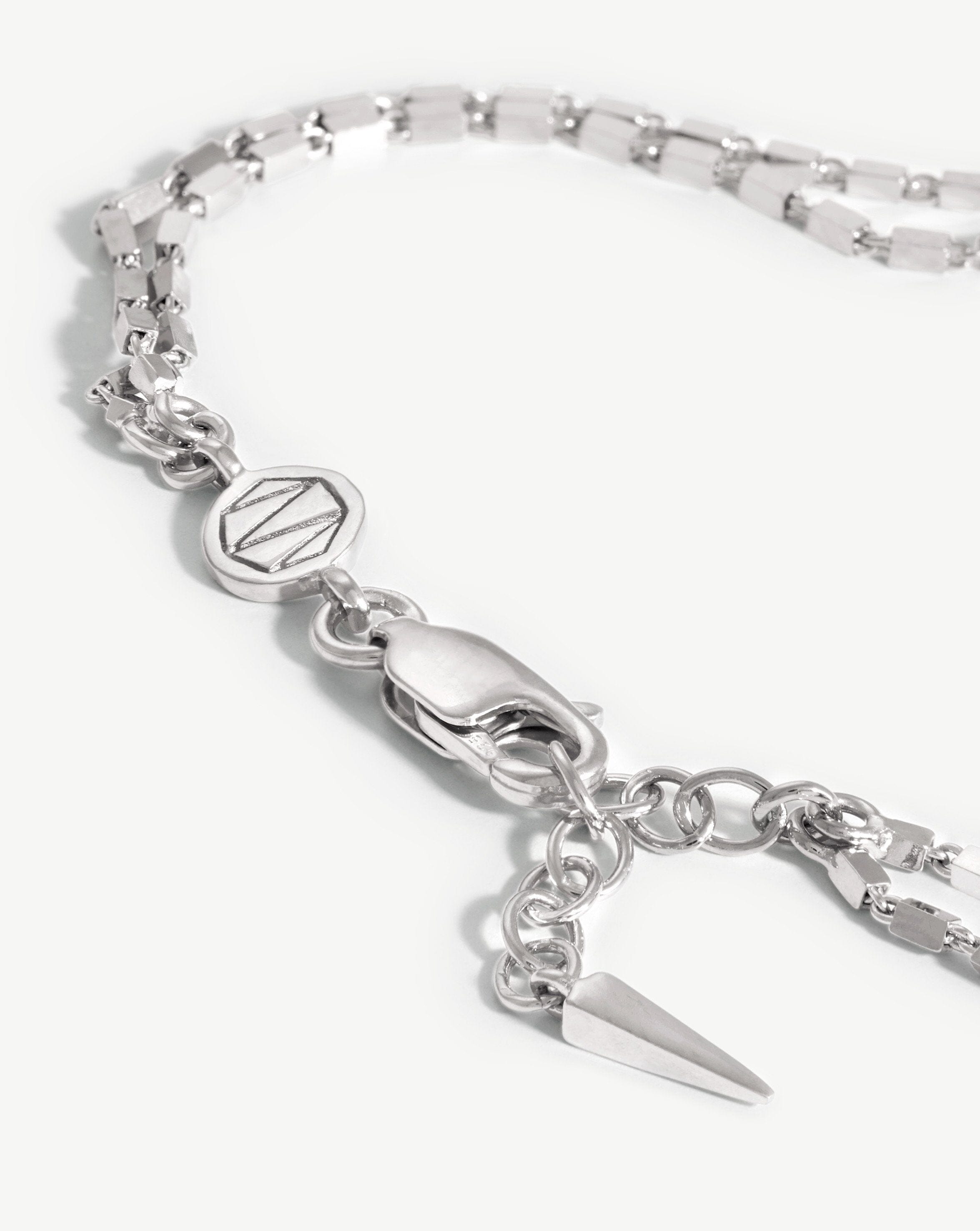 Box Link Double Chain Bracelet | Sterling Silver Bracelets Missoma 