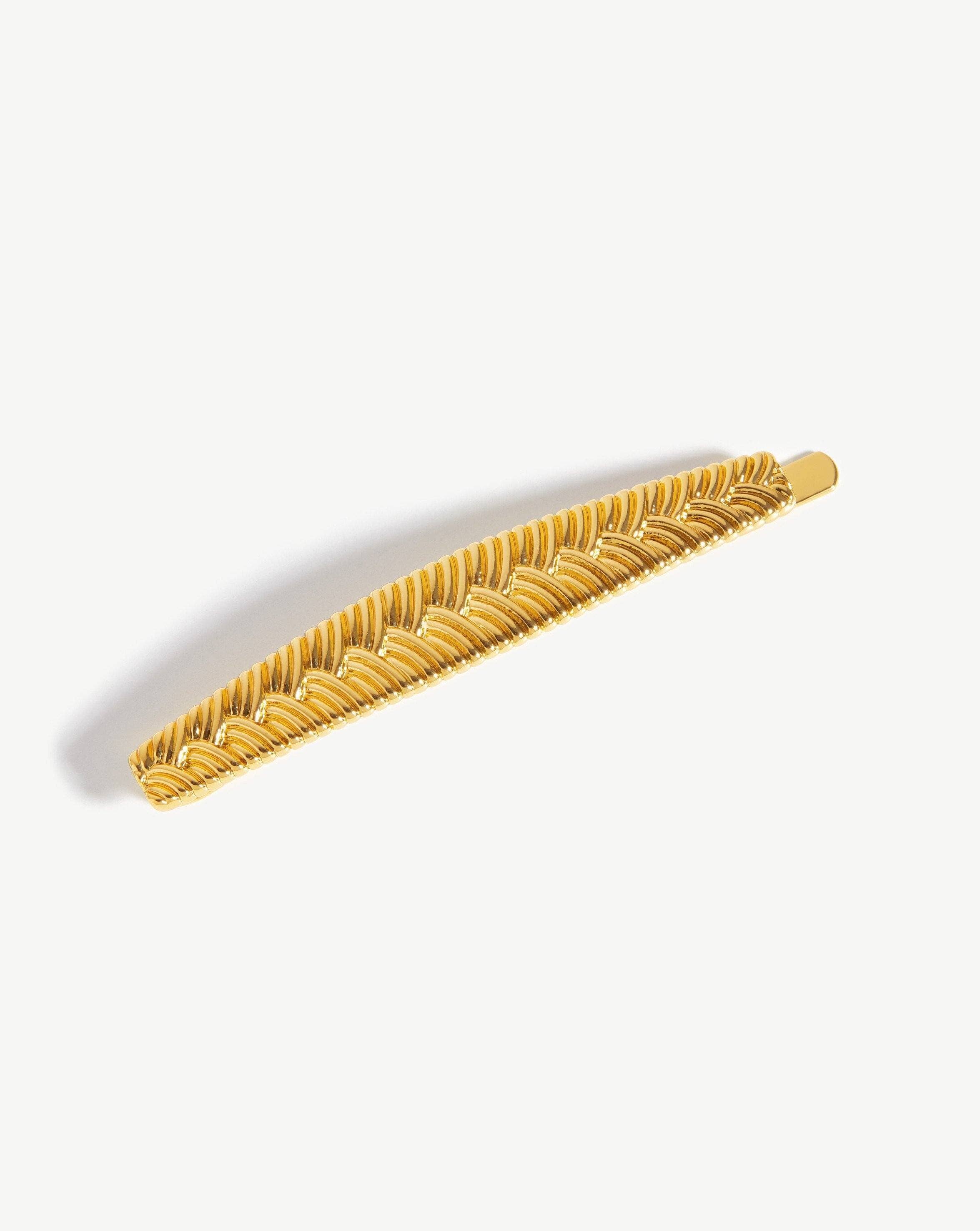 Braid Hair Clip | 18ct Gold Plated Accessories Missoma 