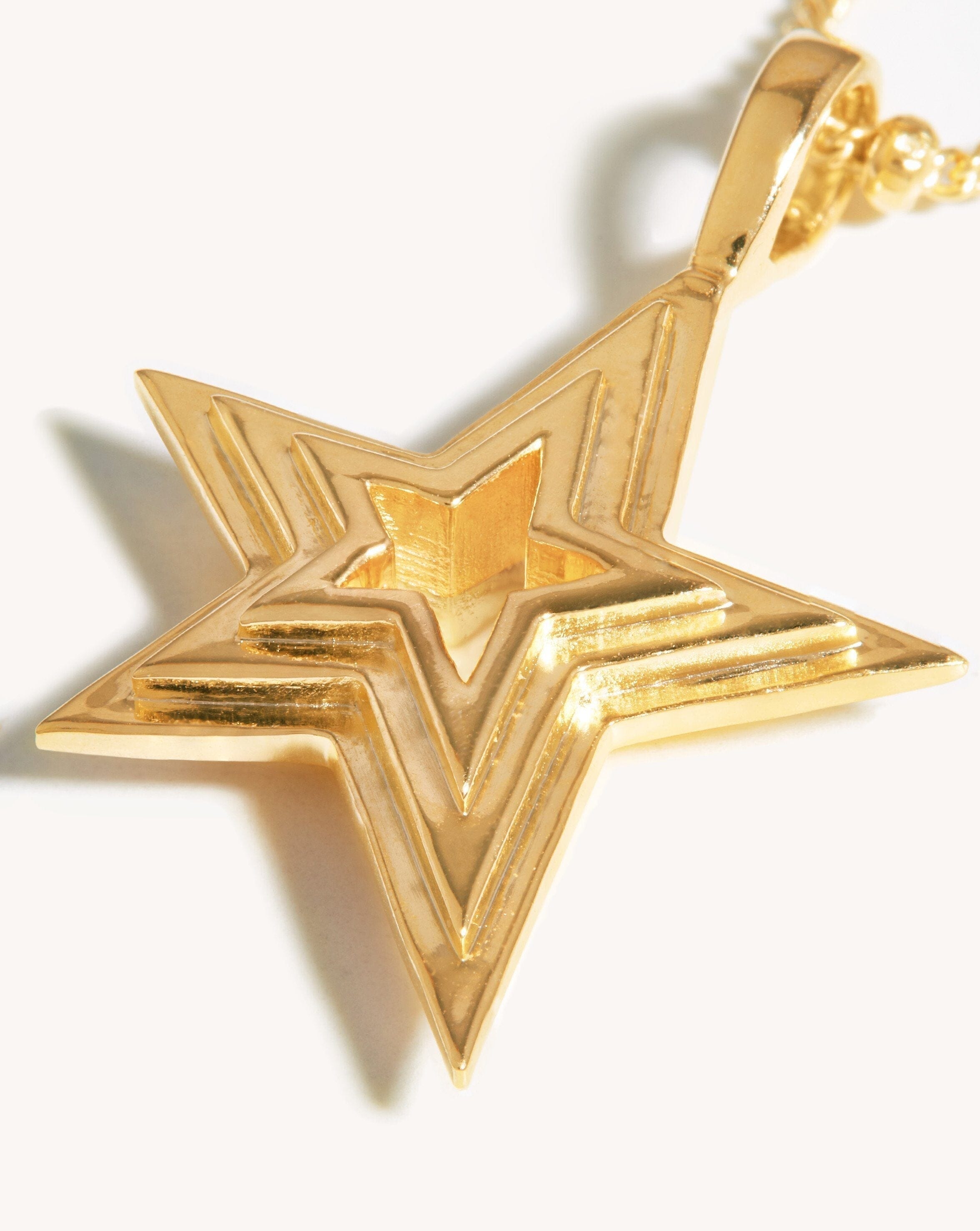 Celestial Star Ridge Pendant Necklace | 18ct Gold Plated Vermeil Necklaces Missoma 
