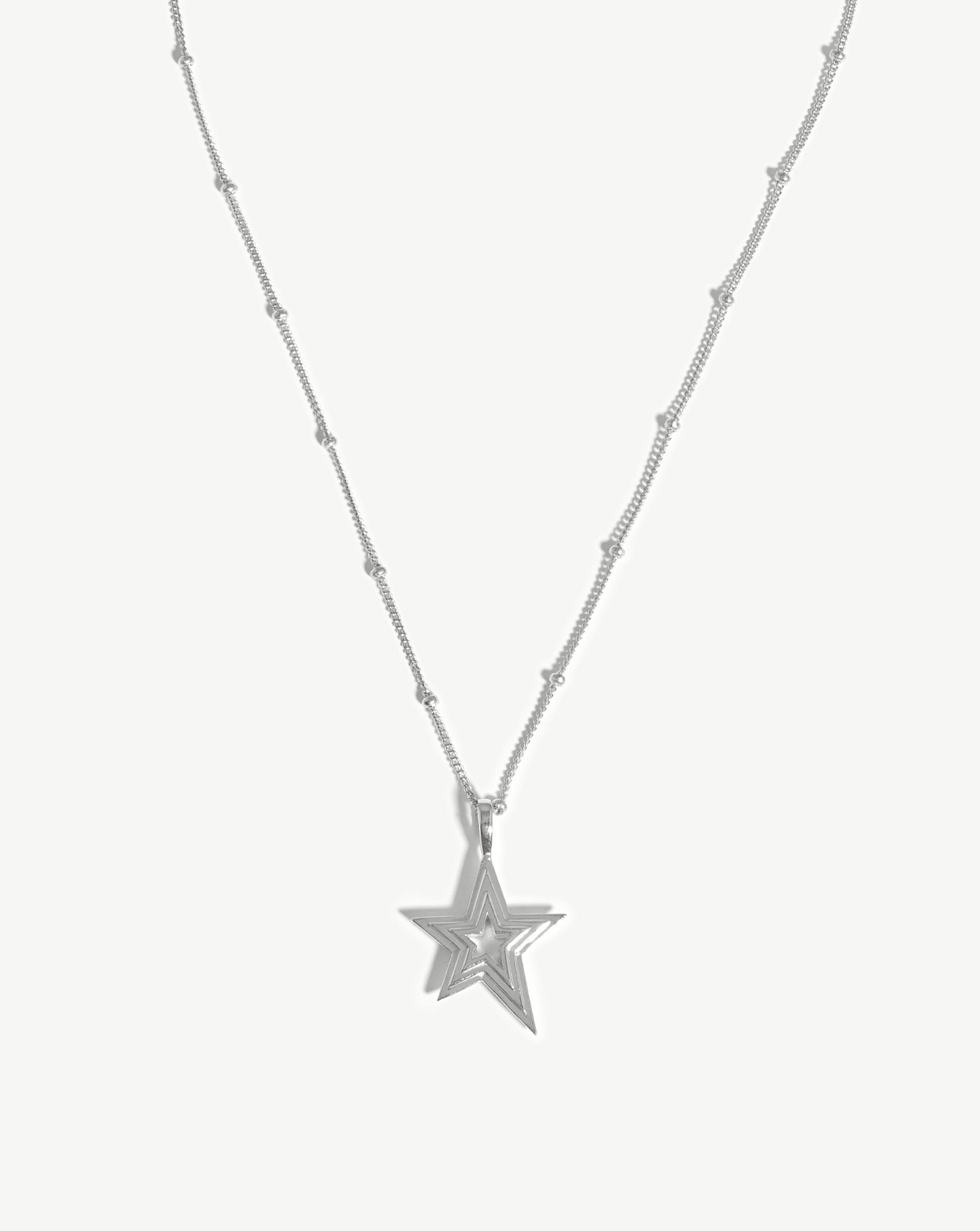 Celestial Star Ridge Pendant Necklace | Sterling Silver Necklaces Missoma 