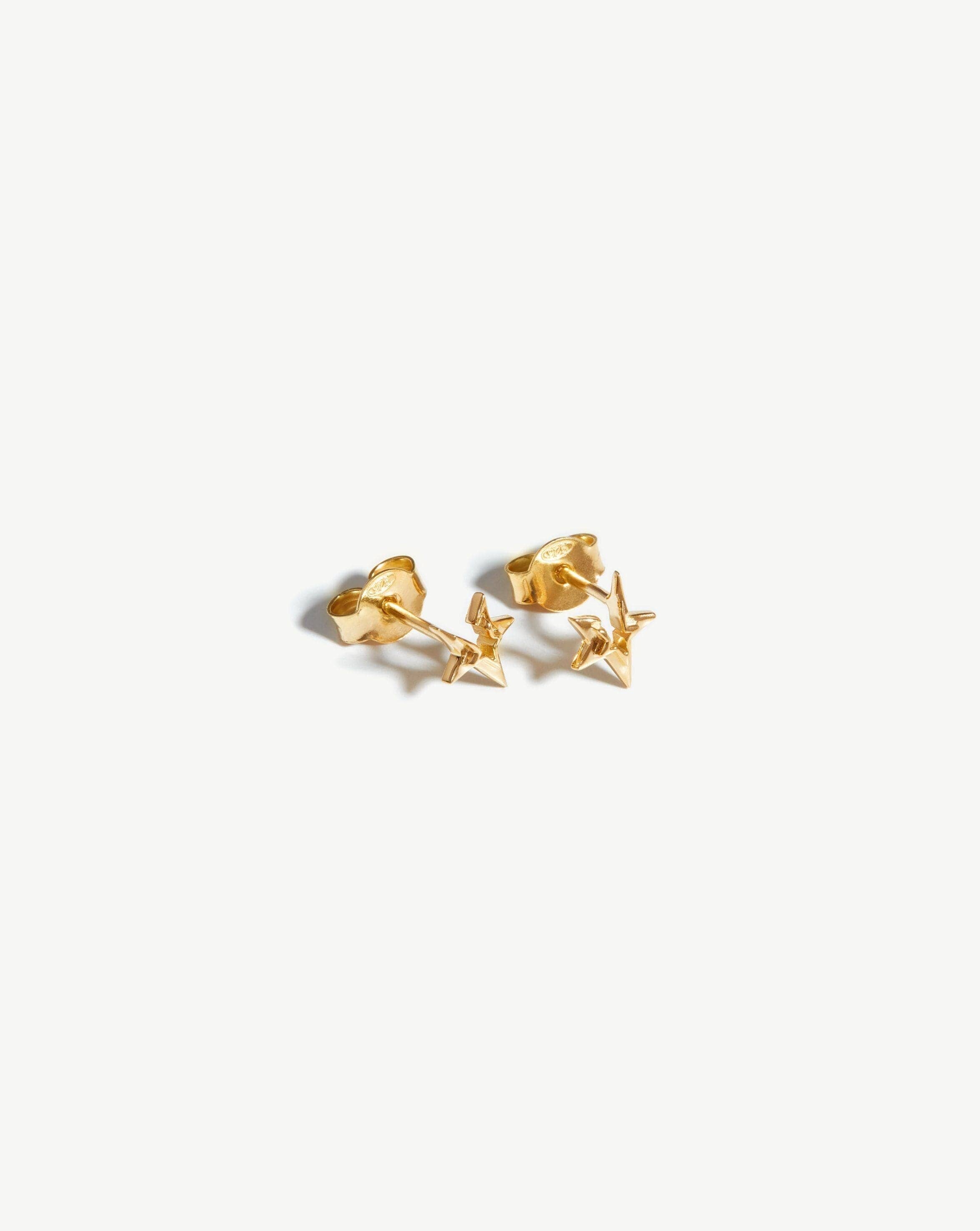 Celestial Star Stud Earrings | 18ct Gold Plated Vermeil Earrings Missoma 
