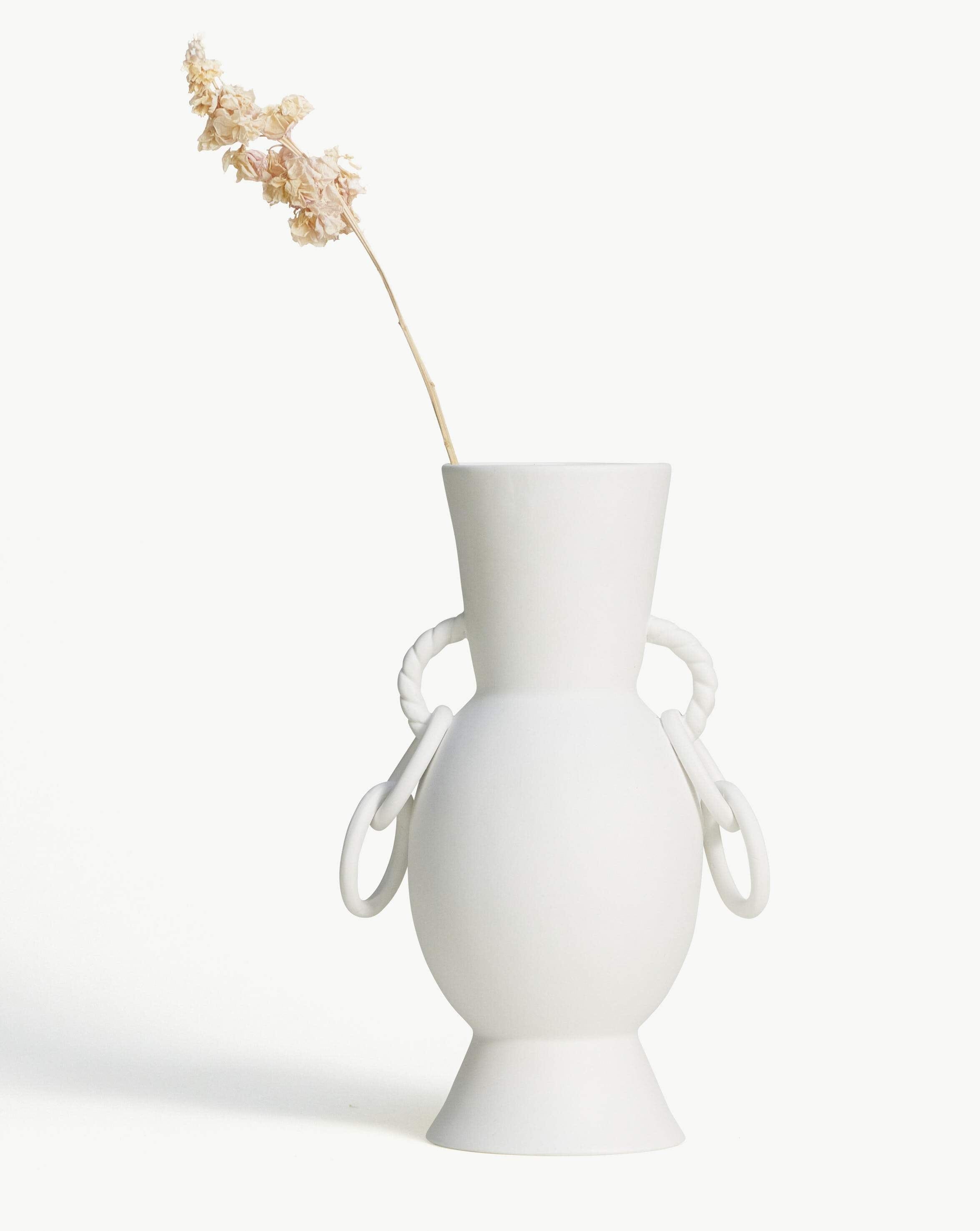 Chain Reaction Ceramic Vase | Ceramic/White Homeware Missoma 