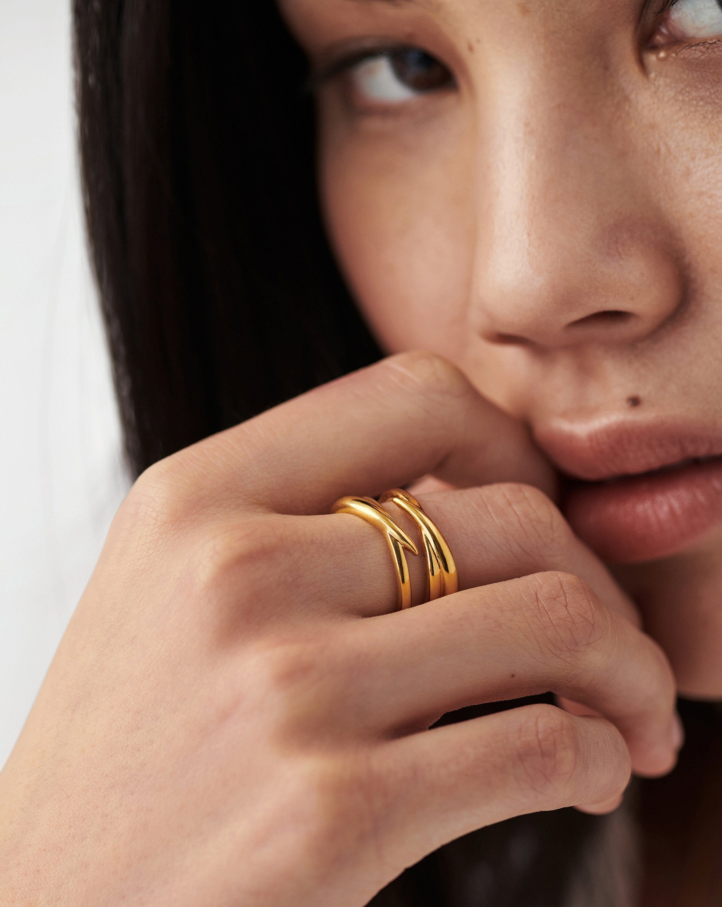 Claw Entwine Ring | 18ct Gold Plated Vermeil Rings Missoma 