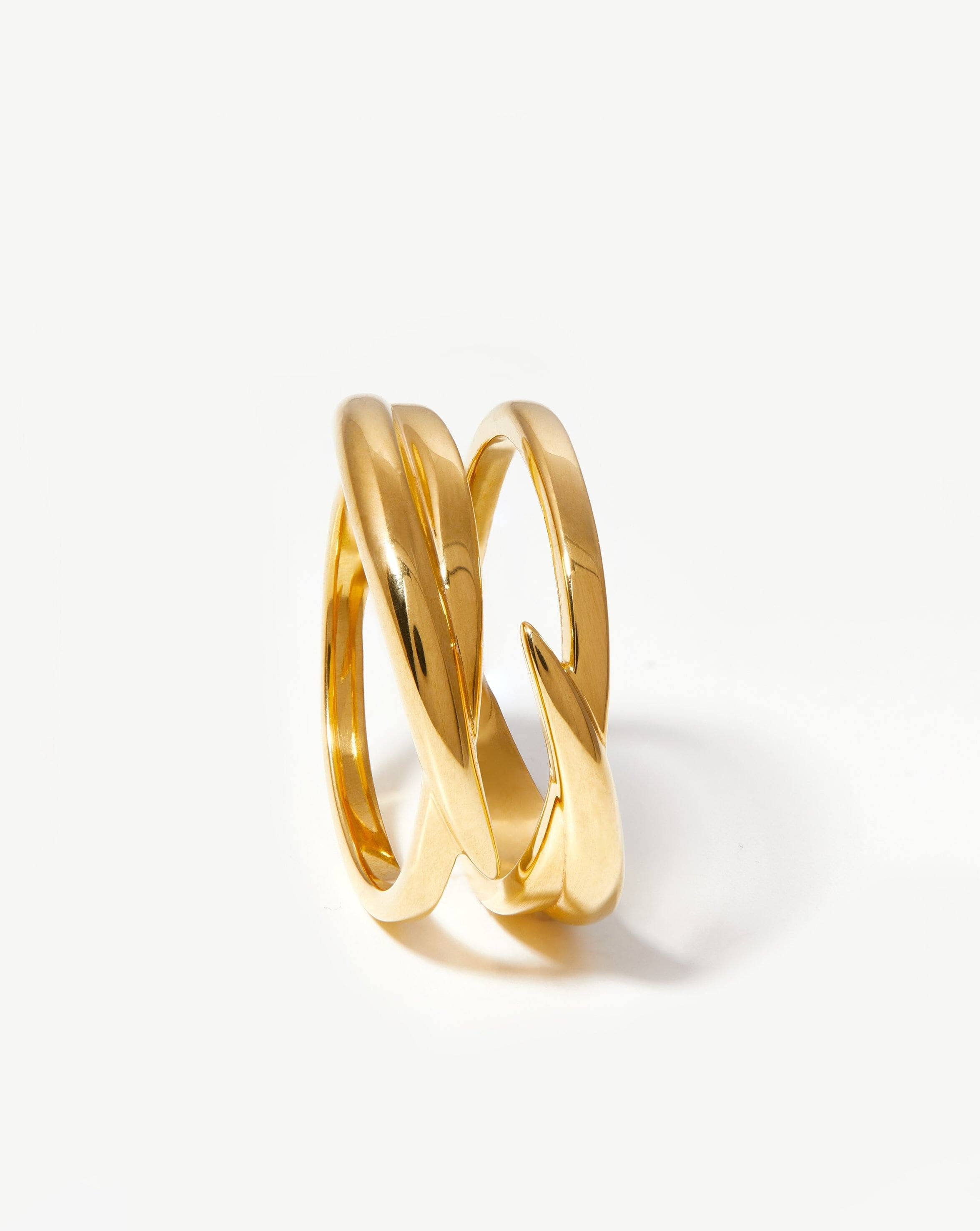 Claw Entwine Ring | 18ct Gold Plated Vermeil Rings Missoma 
