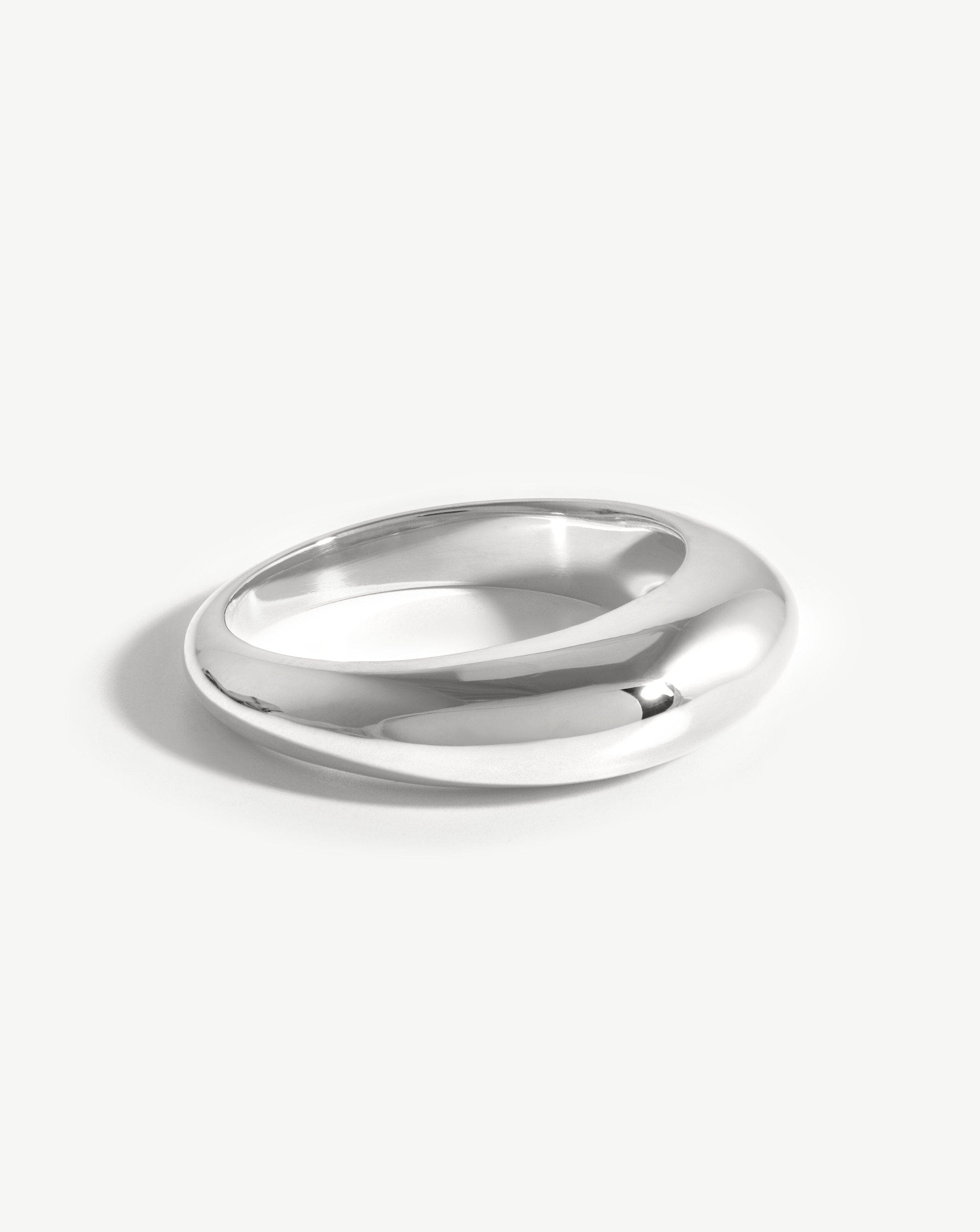 Dome Plain Ring | Silver Plated Rings Missoma 