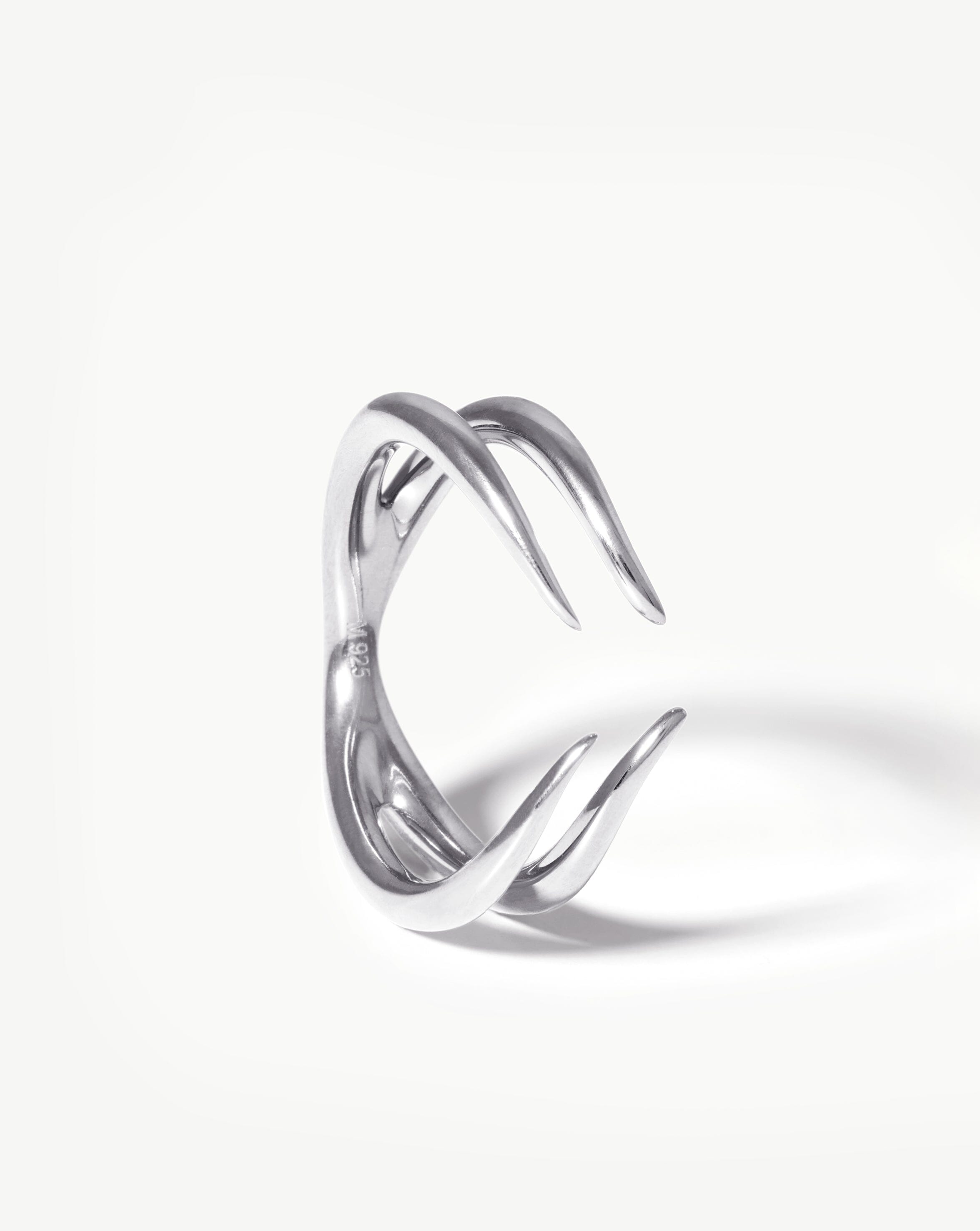 Double Claw Open Ring | Sterling Silver Rings Missoma 
