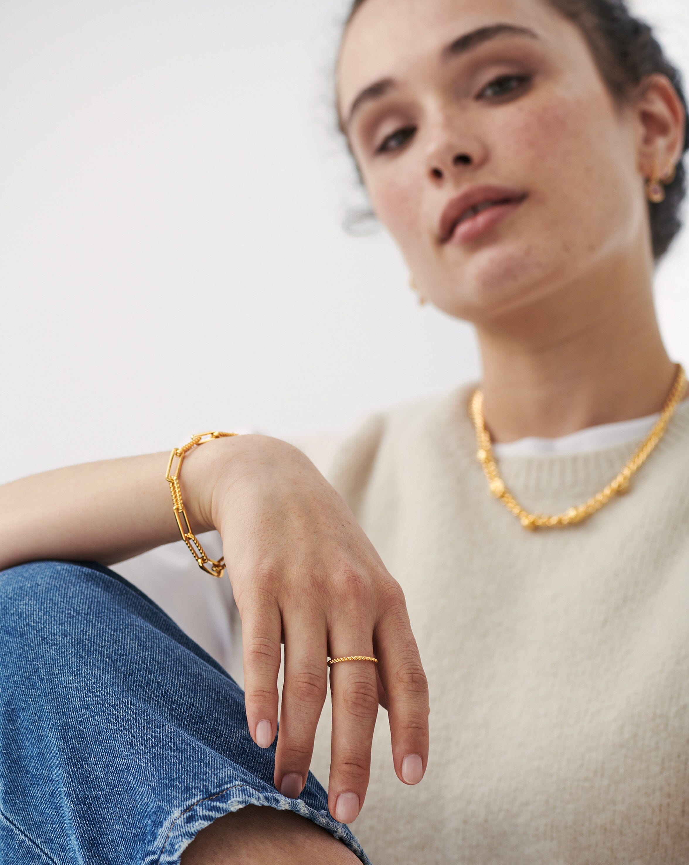 Flux Ring | 18ct Gold Plated Vermeil Rings Missoma 