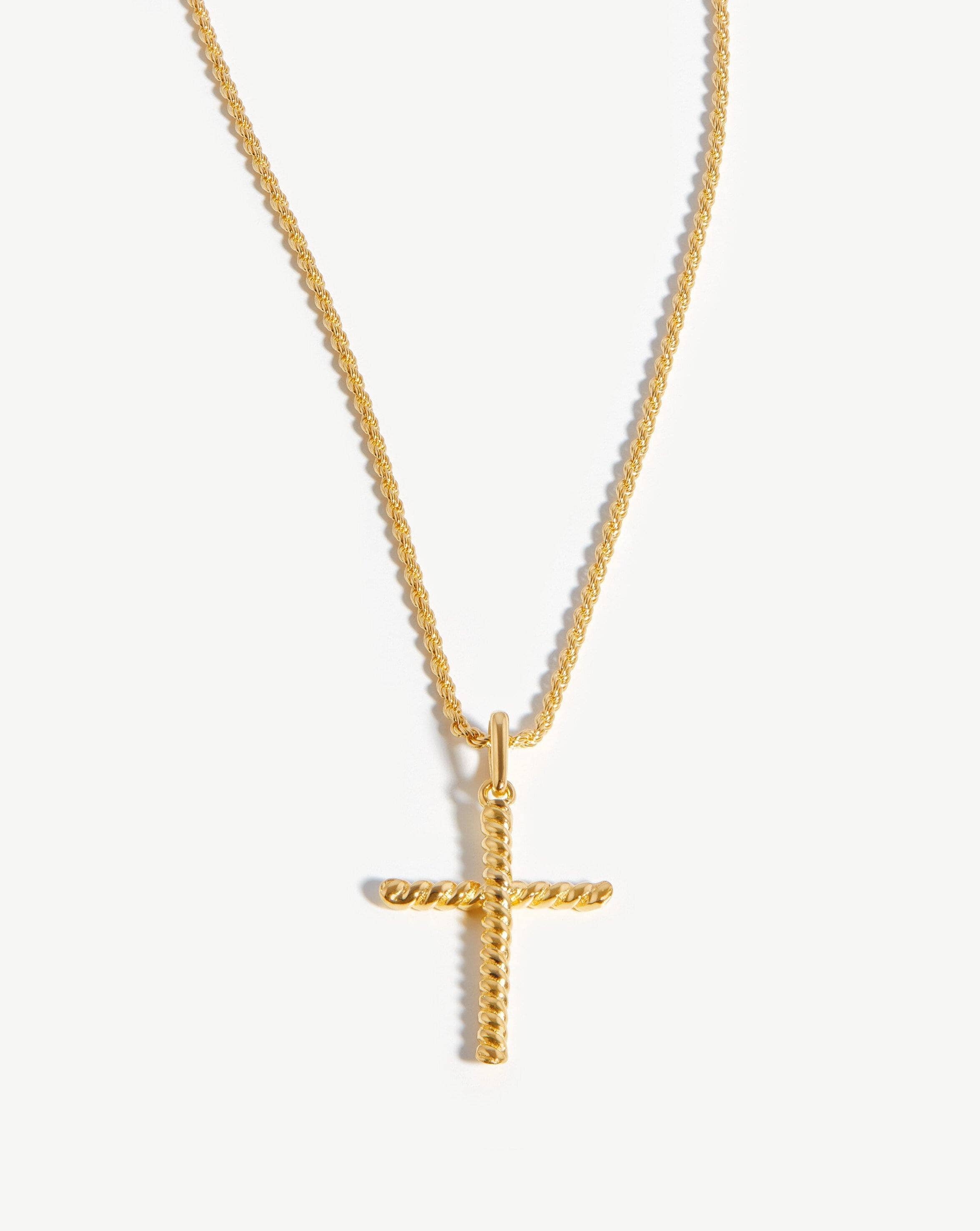 Fused Twisted Cross Necklace Necklaces Missoma 