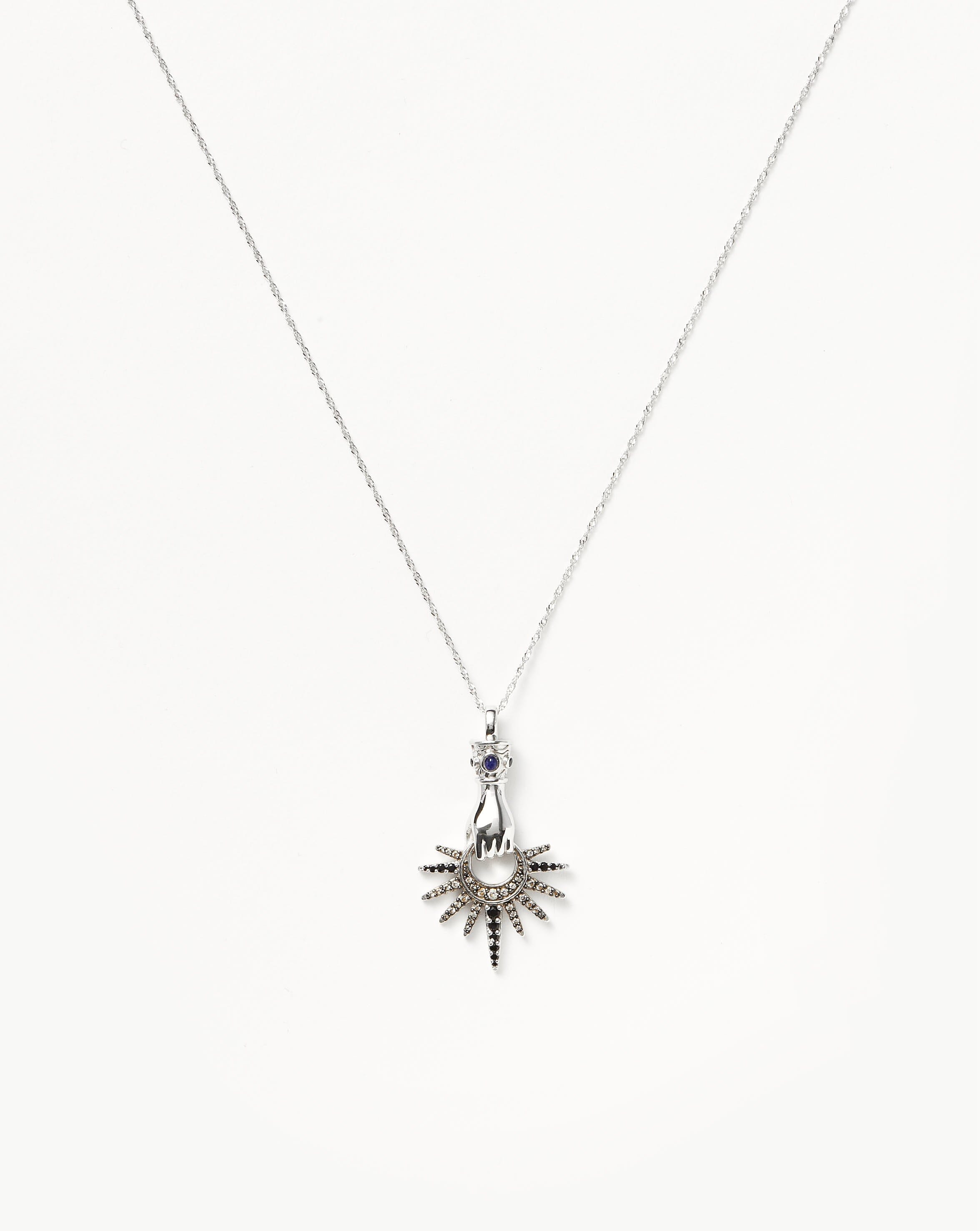 Harris Reed Star Catcher Pendant Necklace | Sterling Silver/Cubic Zirconia Necklaces Missoma Sterling Silver/Cubic Zirconia 