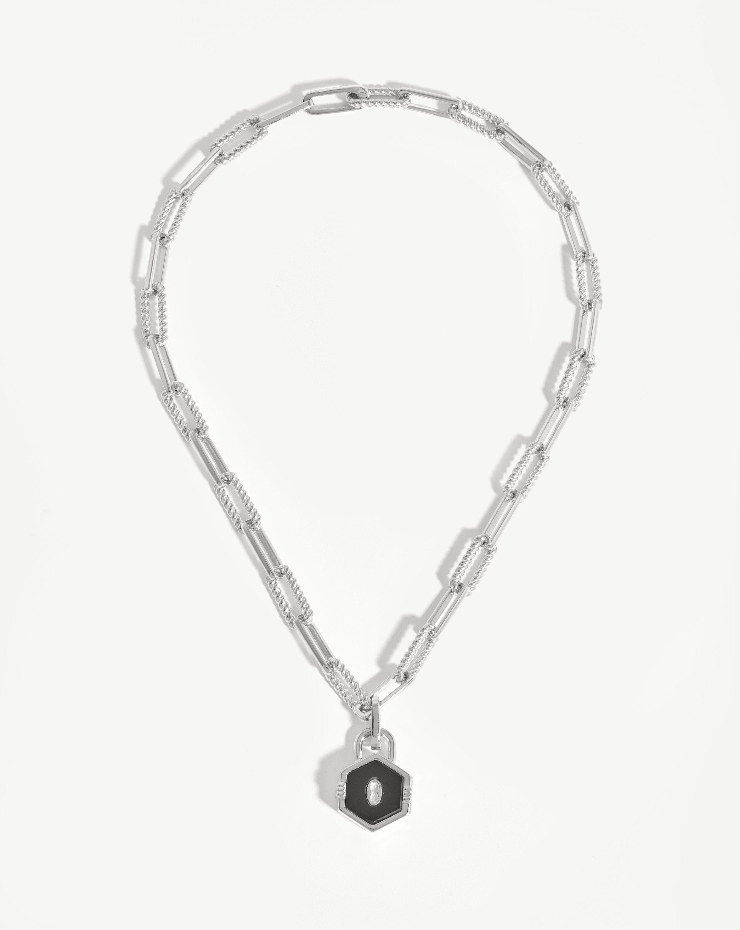 Hex Padlock Chain Necklace Necklaces Missoma 