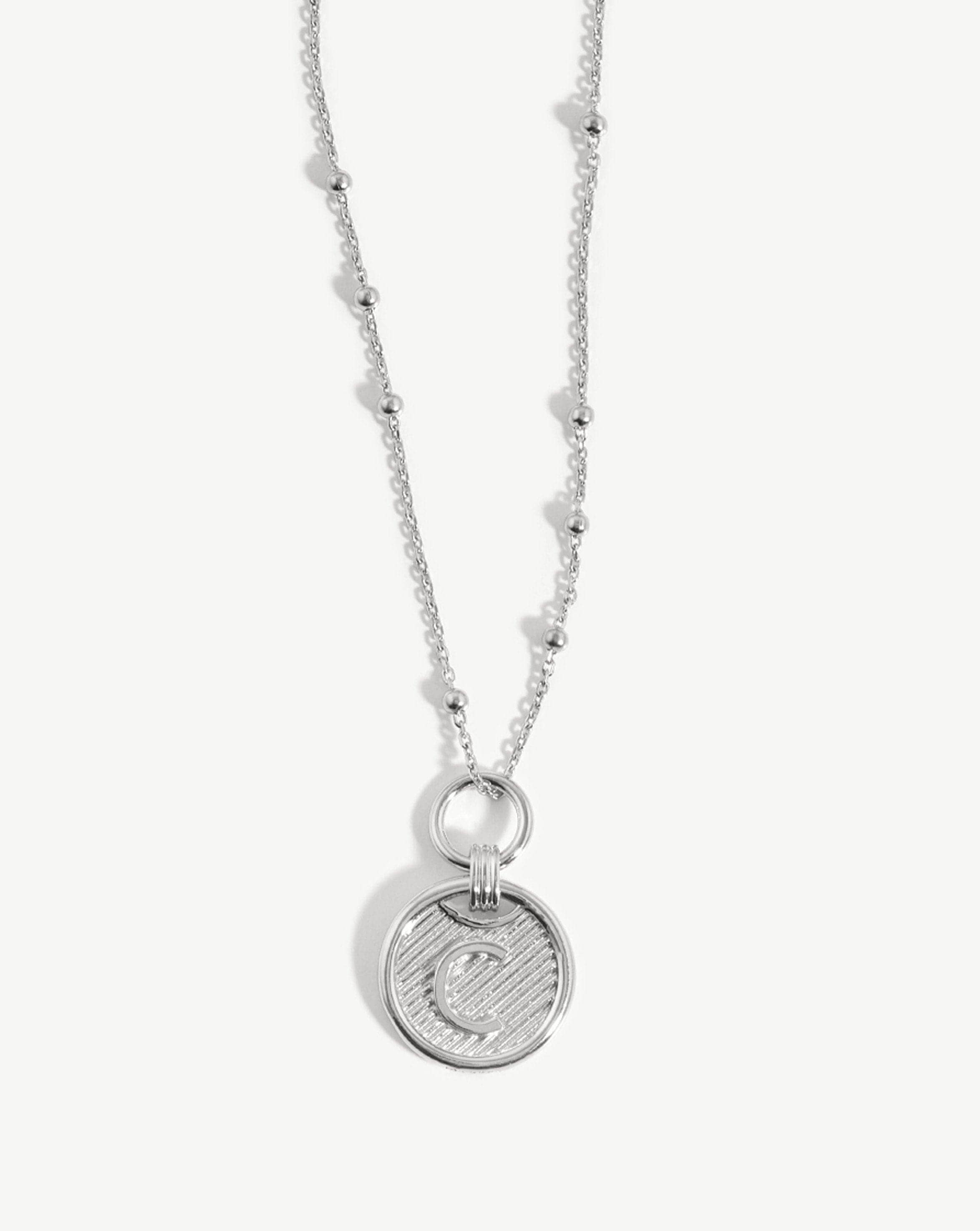 Initial Pendant Necklace - Initial B | Sterling Silver Necklaces Missoma 