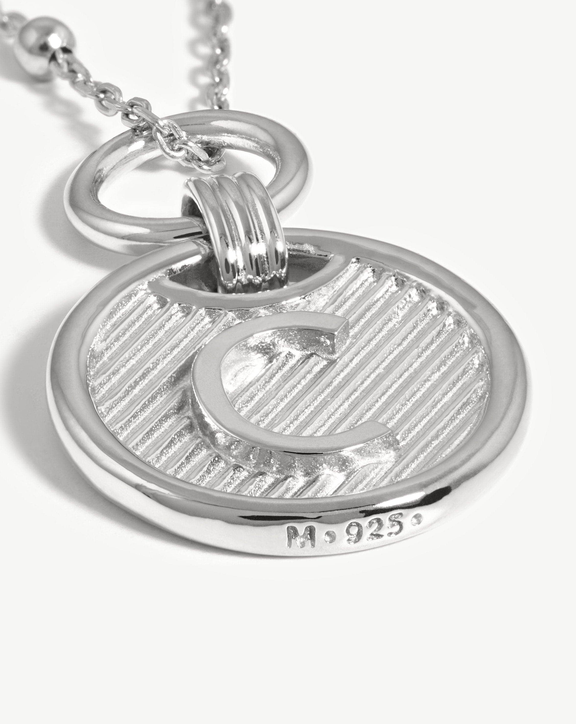 Initial Pendant Necklace - Initial B | Sterling Silver Necklaces Missoma 