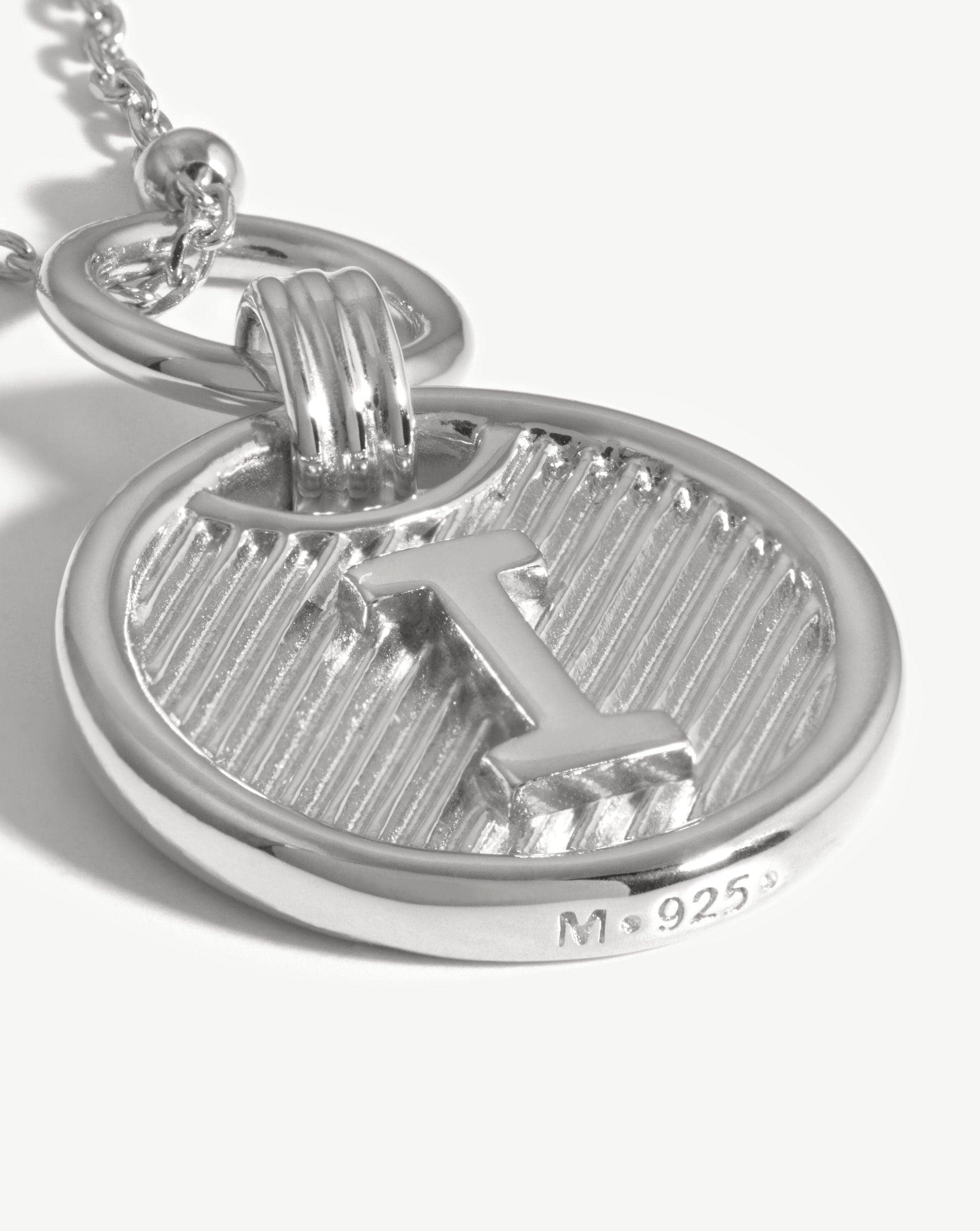 Initial Pendant Necklace - Initial I | Sterling Silver Necklaces Missoma 