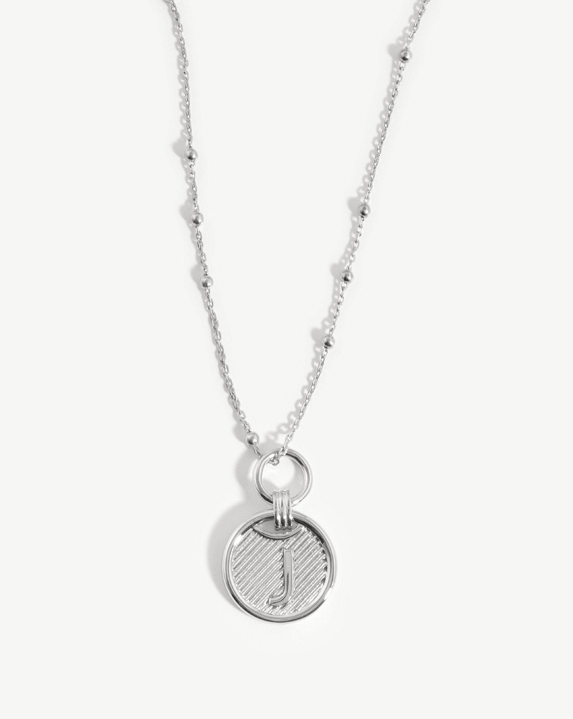 Initial Pendant Necklace - Initial J | Sterling Silver Necklaces Missoma 