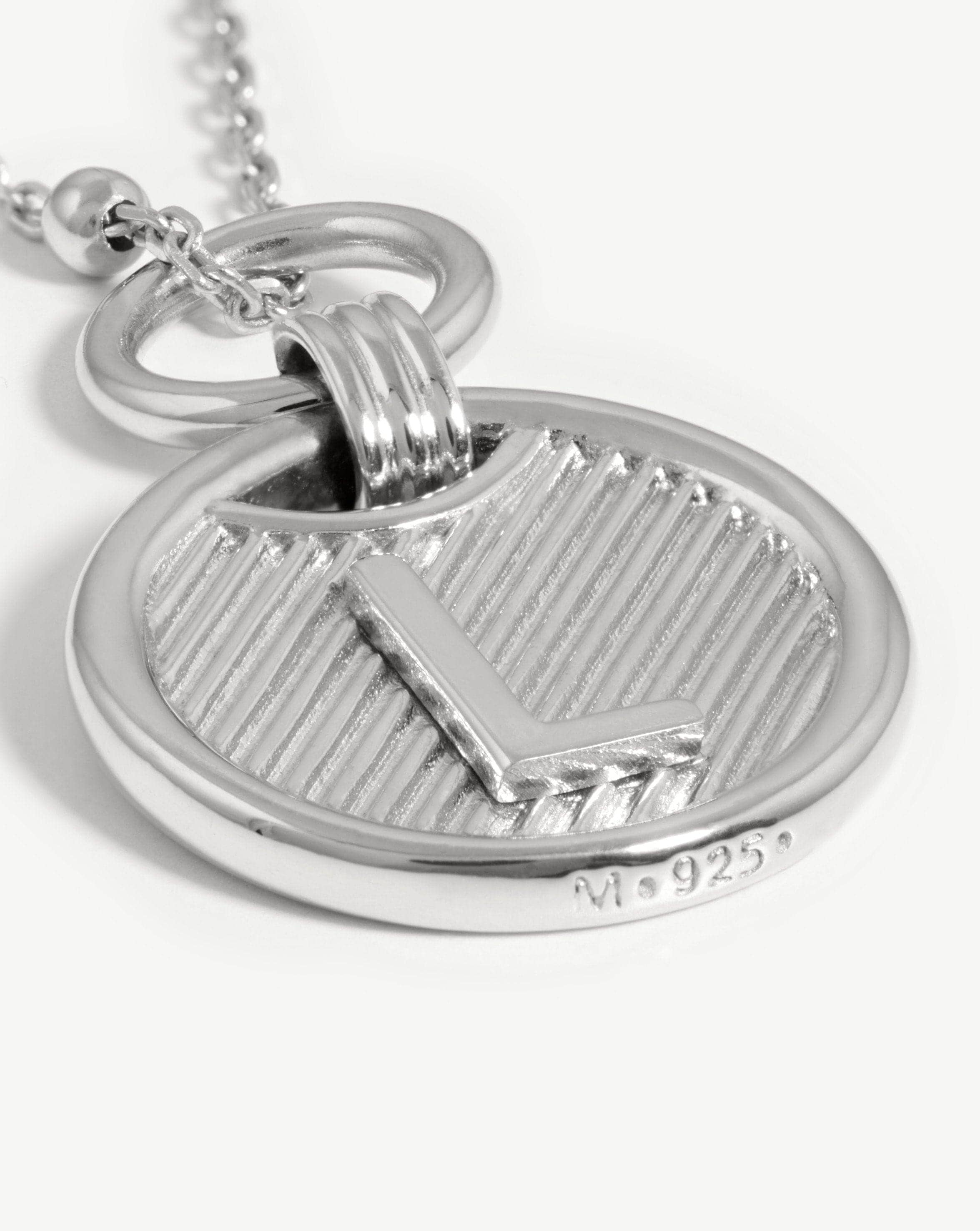 Initial Pendant Necklace - Initial L | Sterling Silver Necklaces Missoma 