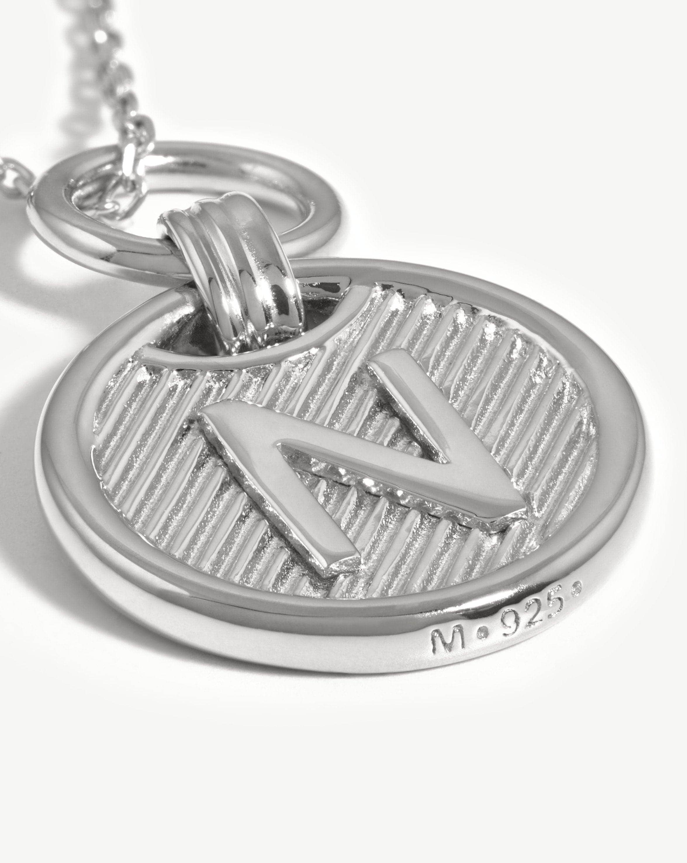 Initial Pendant Necklace - Initial N | Sterling Silver Necklaces Missoma 