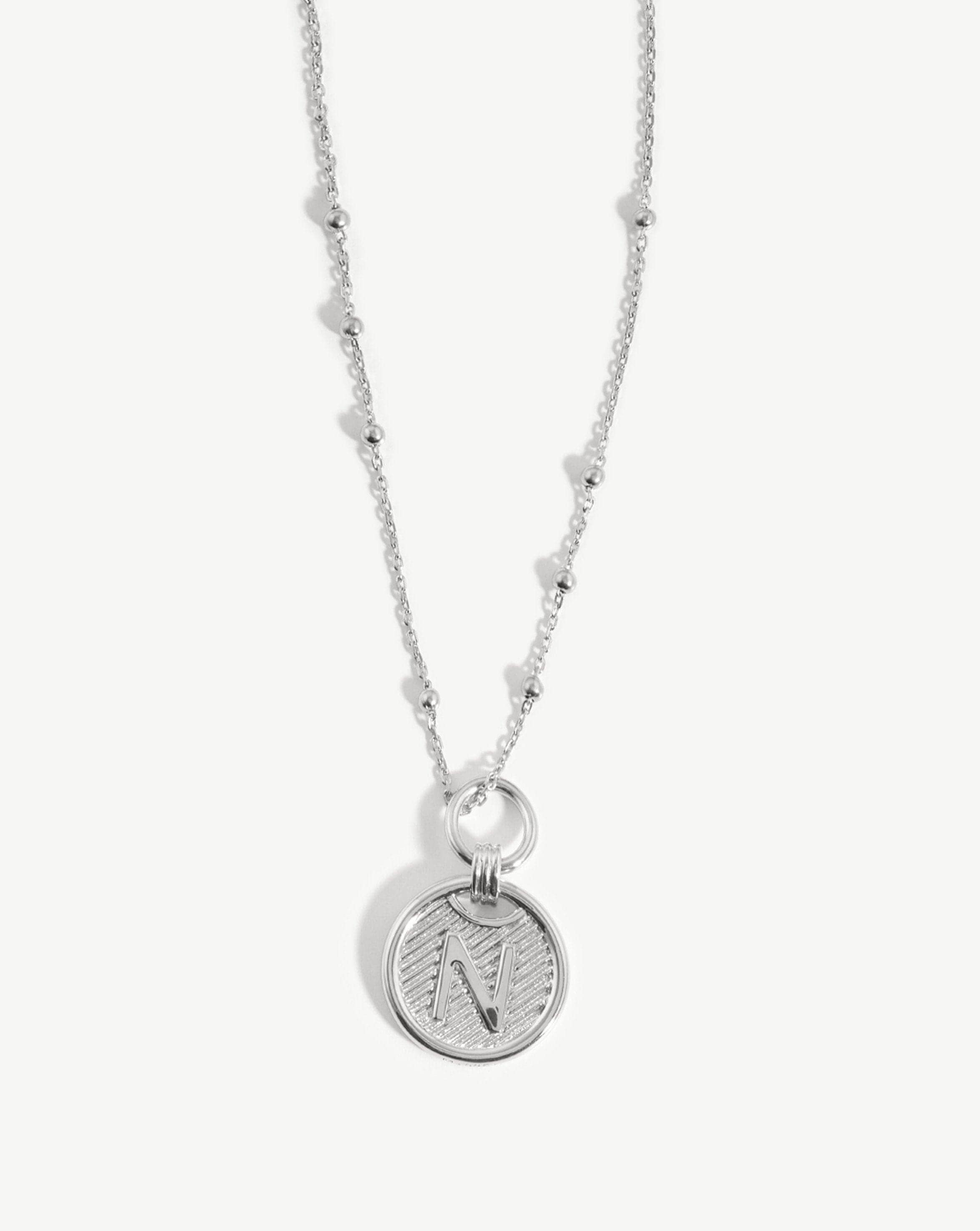 Initial Pendant Necklace - Initial N | Sterling Silver Necklaces Missoma 